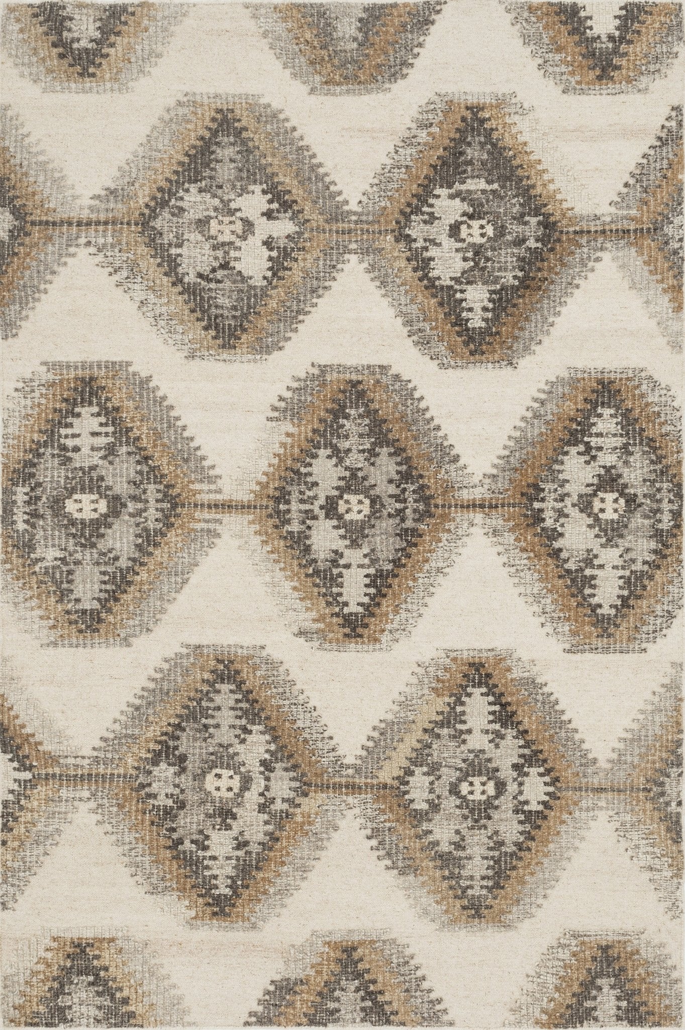 Loloi AKINA AK - 03 Ivory Camel Transitional Hand Woven Rug - Rugs - Loloi - Atlanta Designer Rugs