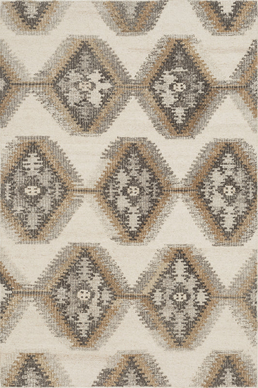 Loloi AKINA AK-03 Ivory Camel Transitional Hand Woven Rug