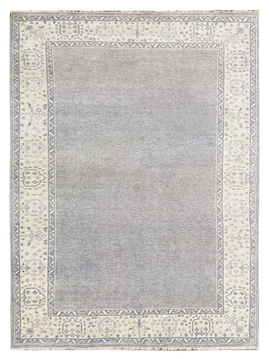 Artisan Uma Grey Traditional Knotted Rug - Rugs - Artisan - Atlanta Designer Rugs