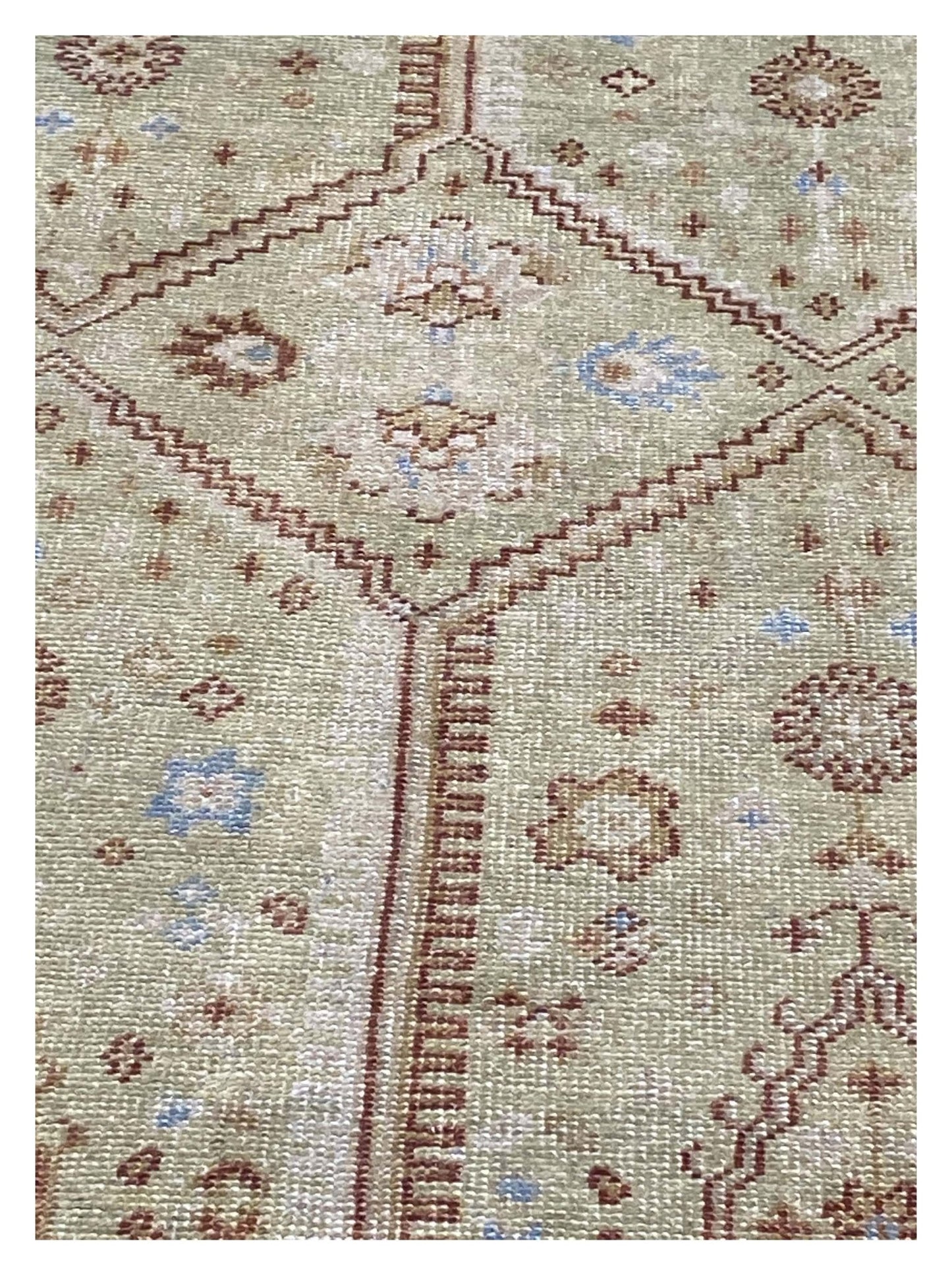 Artisan Uma Green Traditional Knotted Rug - Rugs - Artisan - Atlanta Designer Rugs