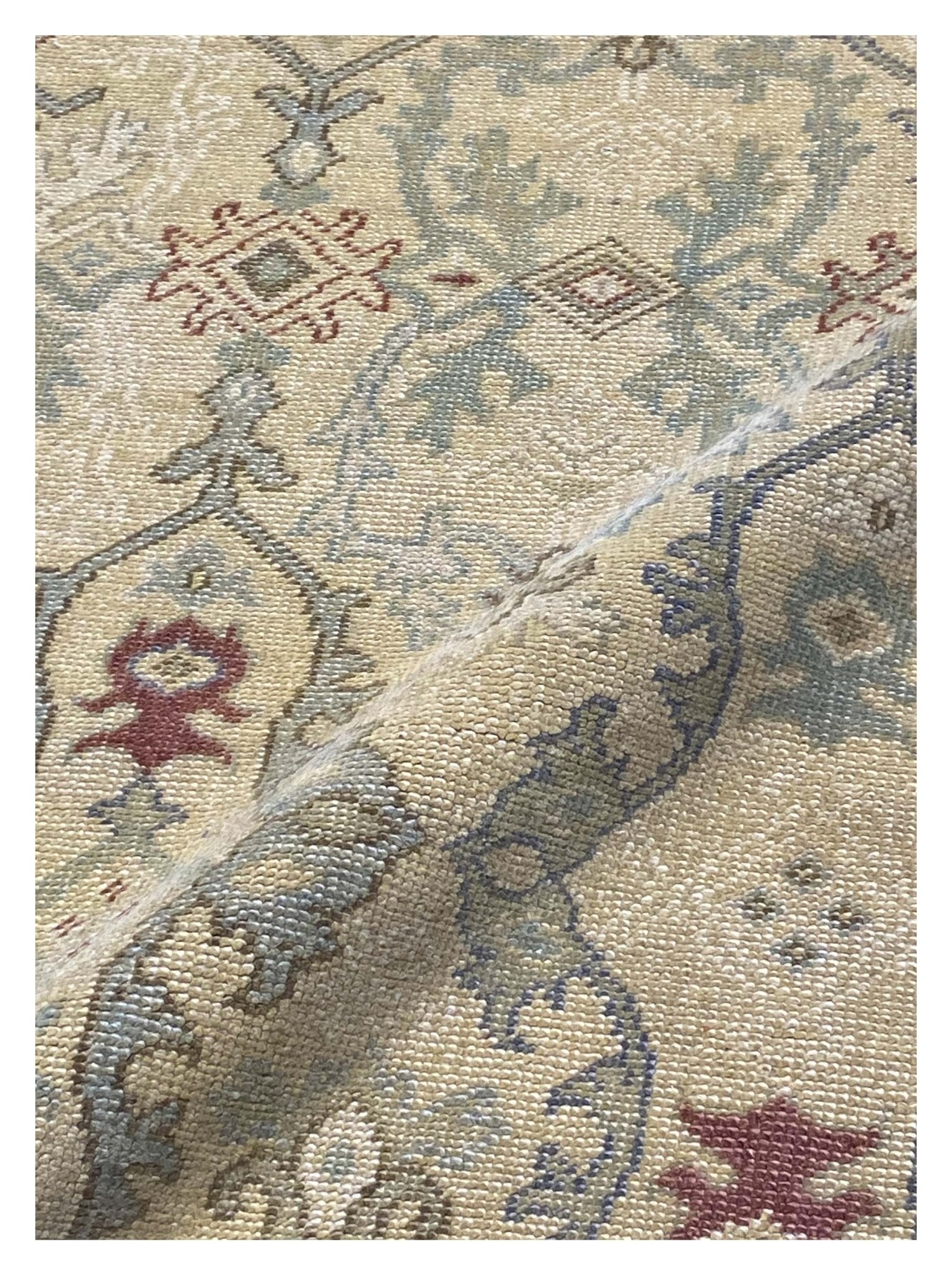 Artisan Uma Gold Beige Traditional Knotted Rug - Rugs - Artisan - Atlanta Designer Rugs