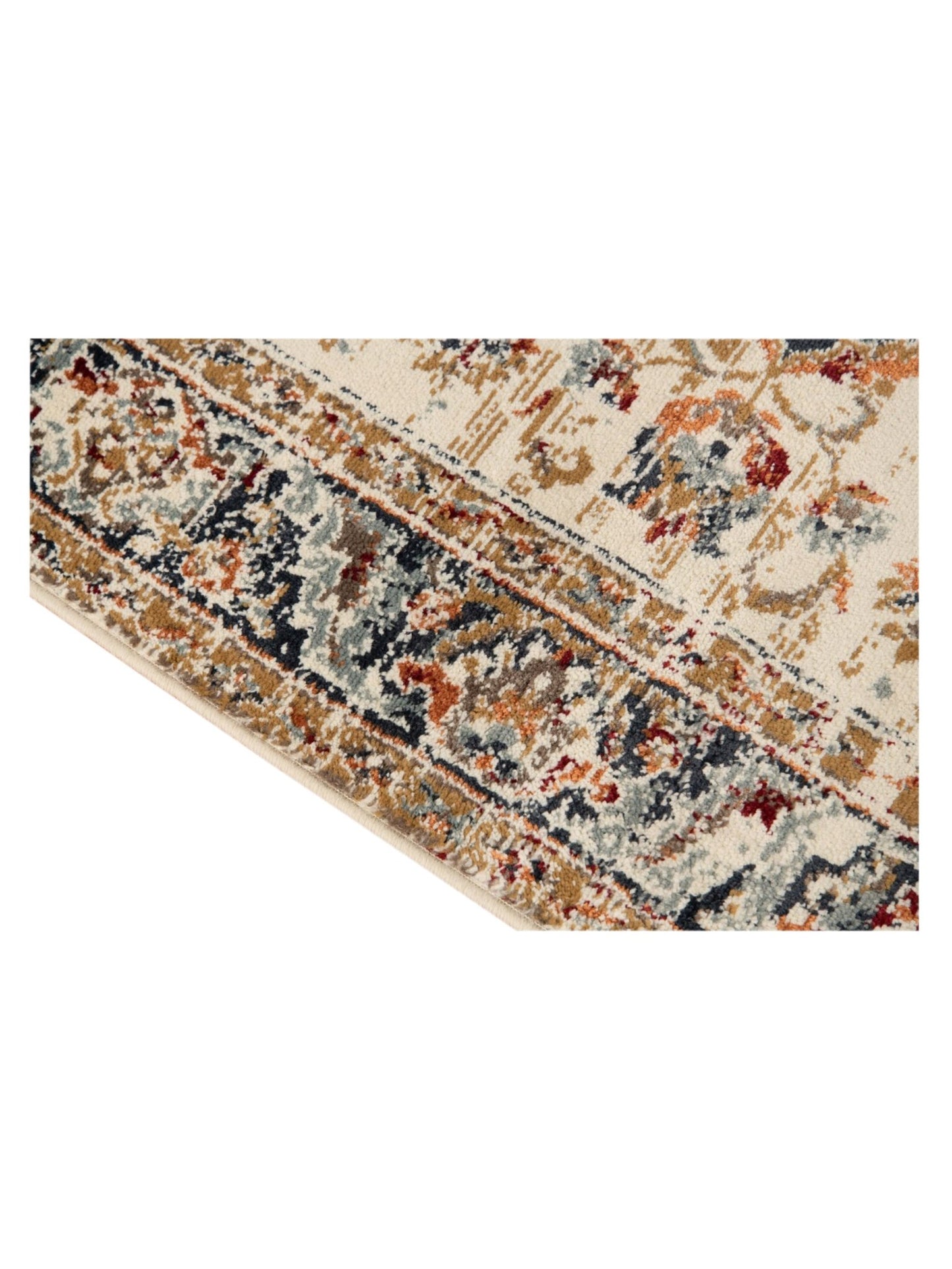 Limited Lizzo LA - 853 IVORY NAVY BLUE Traditional Machinemade Rug - Rugs - Limited - Atlanta Designer Rugs