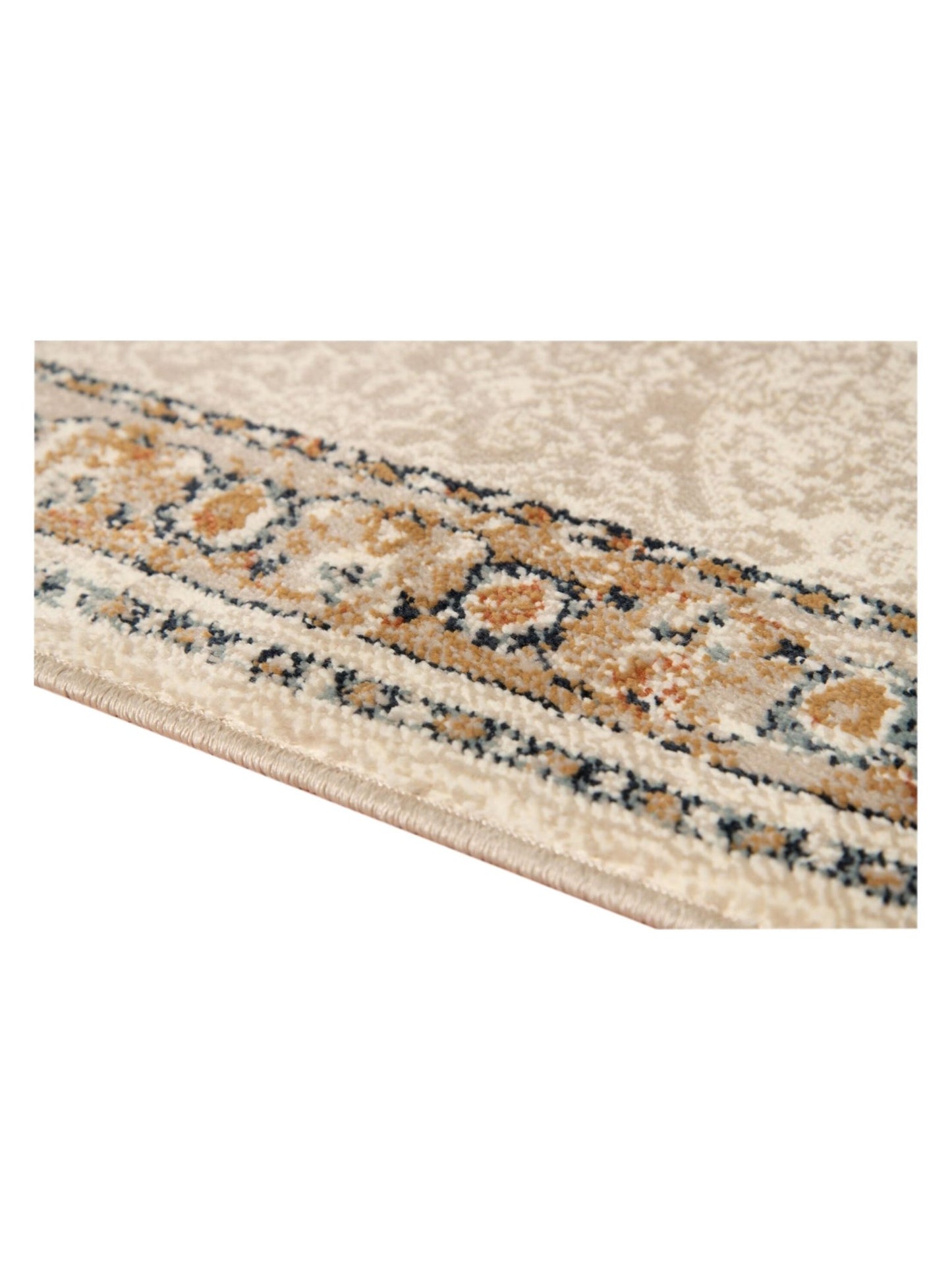 Limited Lizzo LA - 853 IVORY NAVY BLUE Traditional Machinemade Rug - Rugs - Limited - Atlanta Designer Rugs