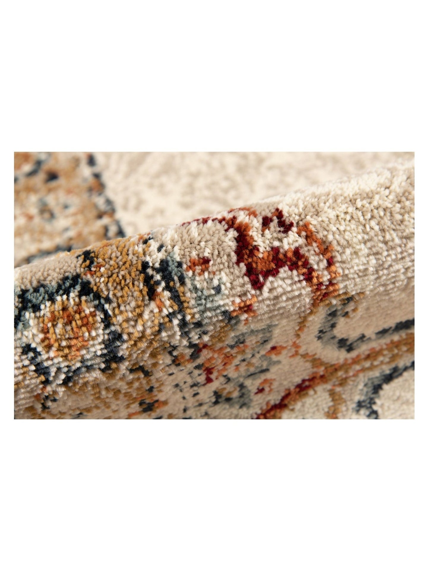 Limited Lizzo LA - 853 IVORY NAVY BLUE Traditional Machinemade Rug - Rugs - Limited - Atlanta Designer Rugs