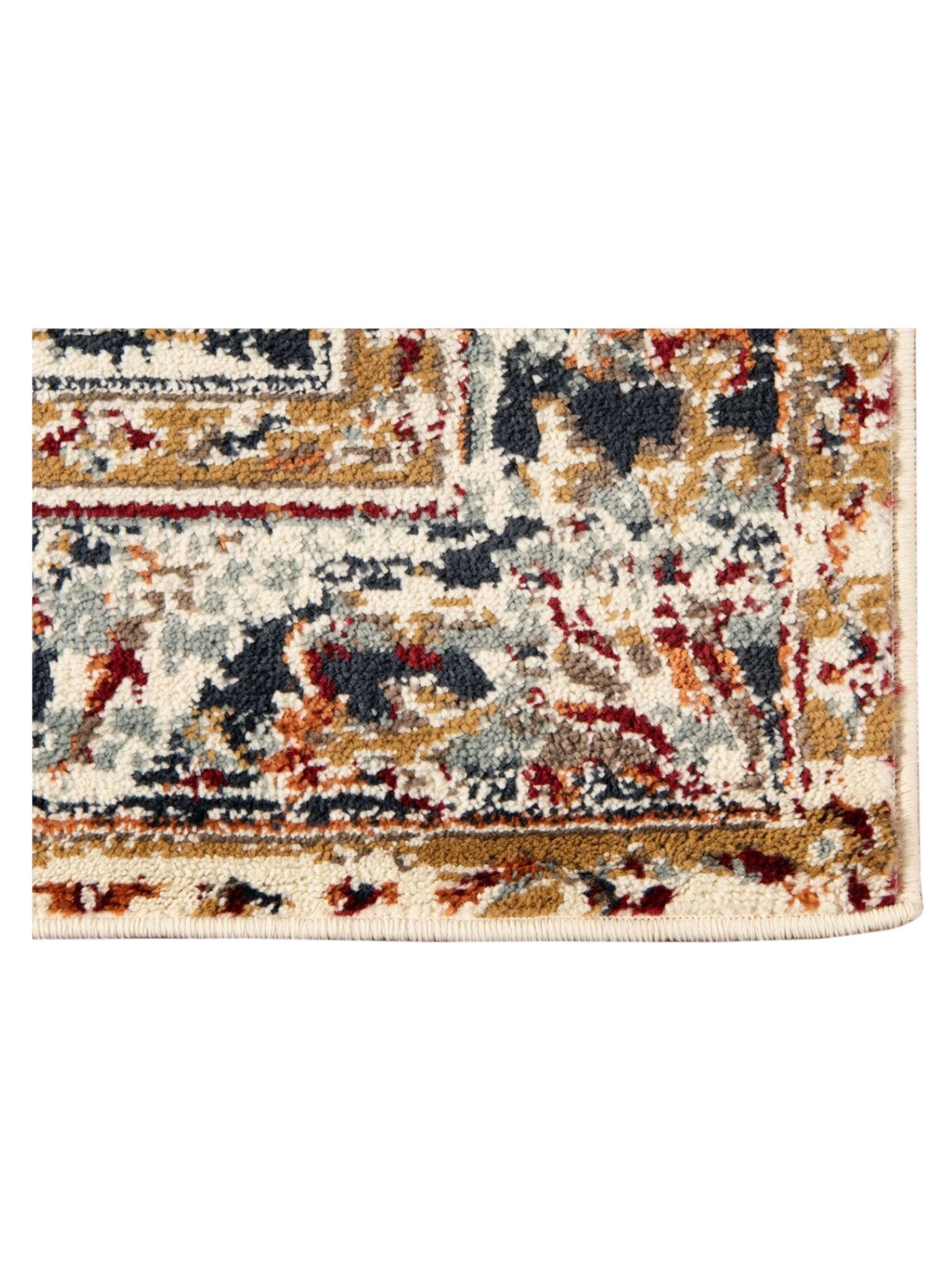 Limited Lizzo LA - 853 IVORY NAVY BLUE Traditional Machinemade Rug - Rugs - Limited - Atlanta Designer Rugs