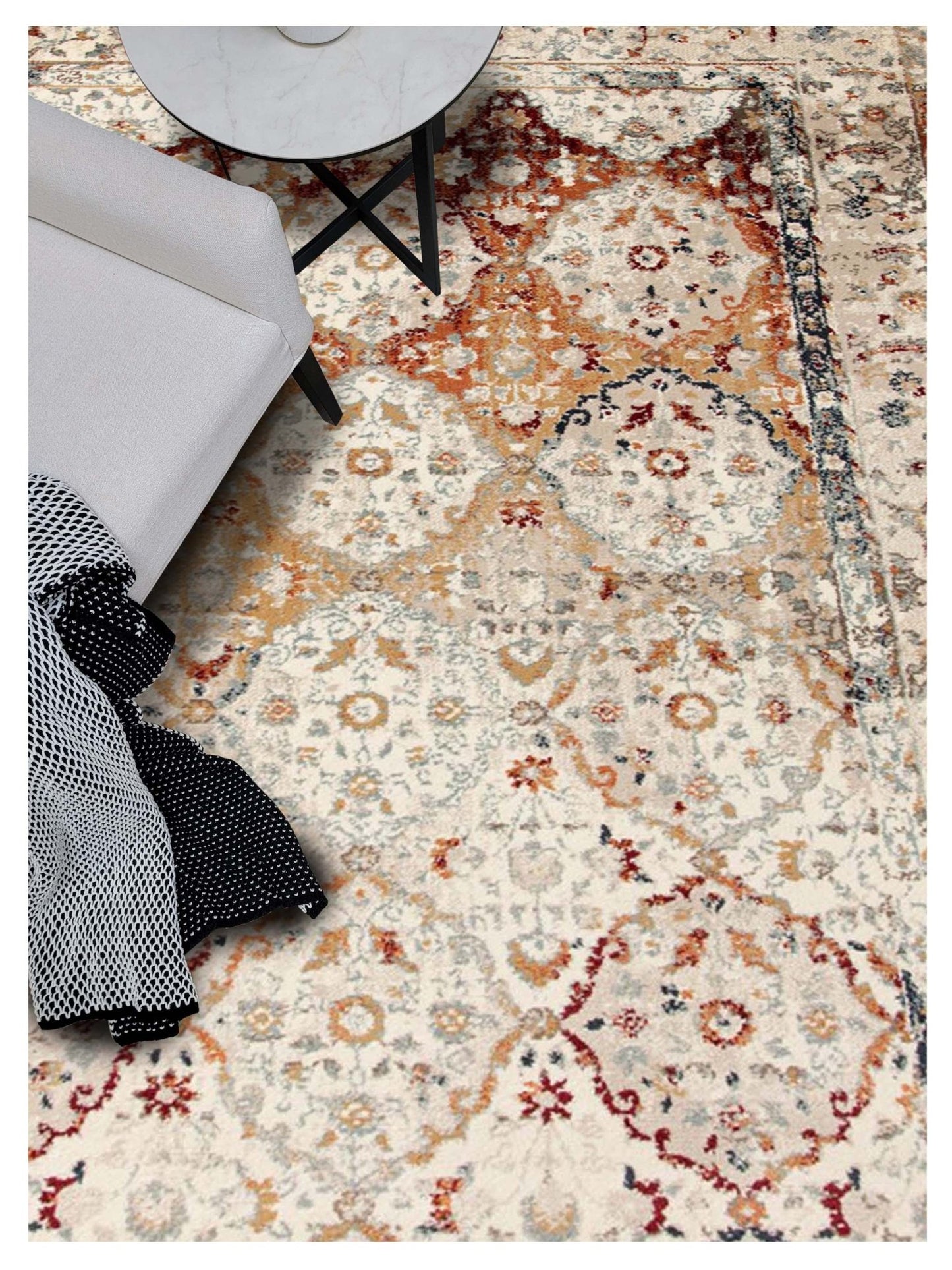 Limited Lizzo LA - 855 IVORY MULTI Traditional Machinemade Rug - Rugs - Limited - Atlanta Designer Rugs