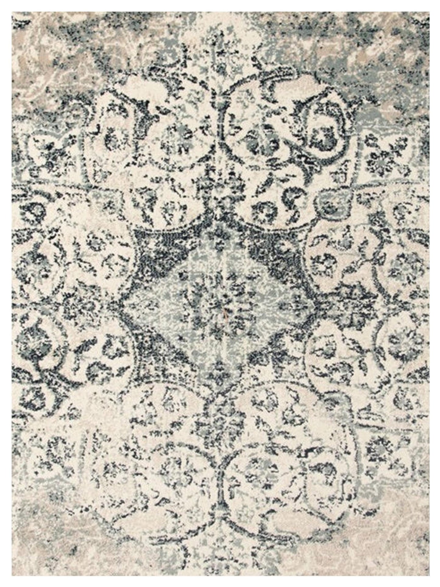 Limited Lizzo LA - 856 IVORY BLUE Traditional Machinemade Rug - Rugs - Limited - Atlanta Designer Rugs