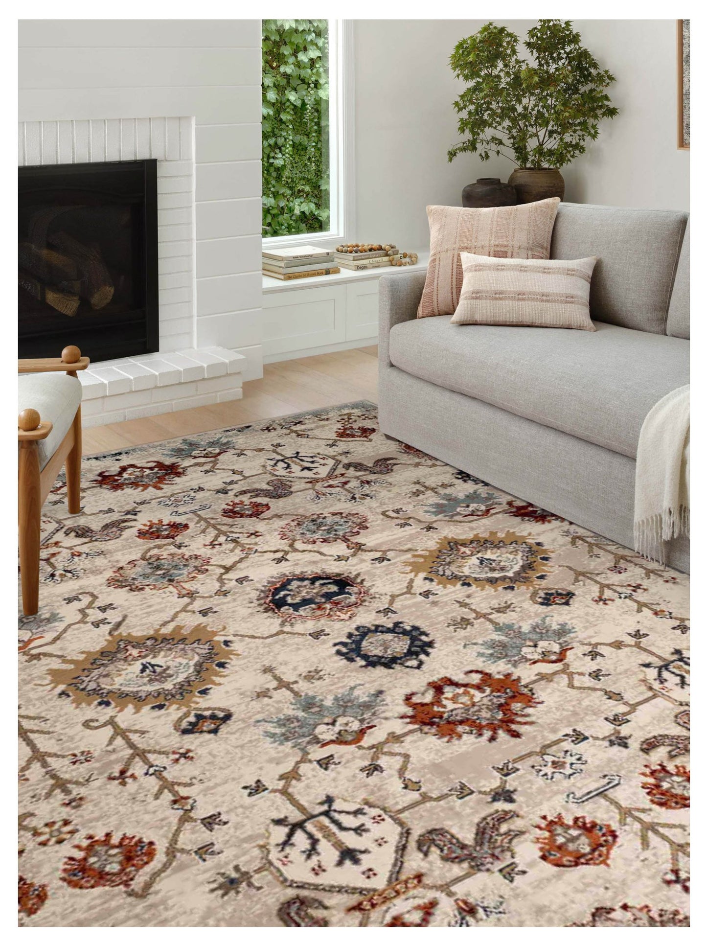 Limited Lizzo LA - 858 Beige Traditional Machinemade Rug - Rugs - Limited - Atlanta Designer Rugs