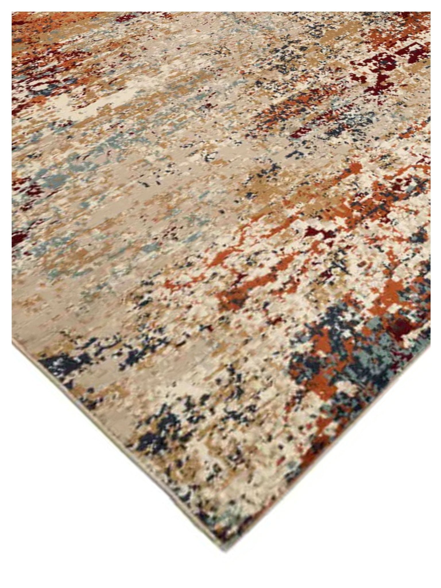 Limited Lizzo LA - 859 IVORY ORANGE Transitional Machinemade Rug - Rugs - Limited - Atlanta Designer Rugs