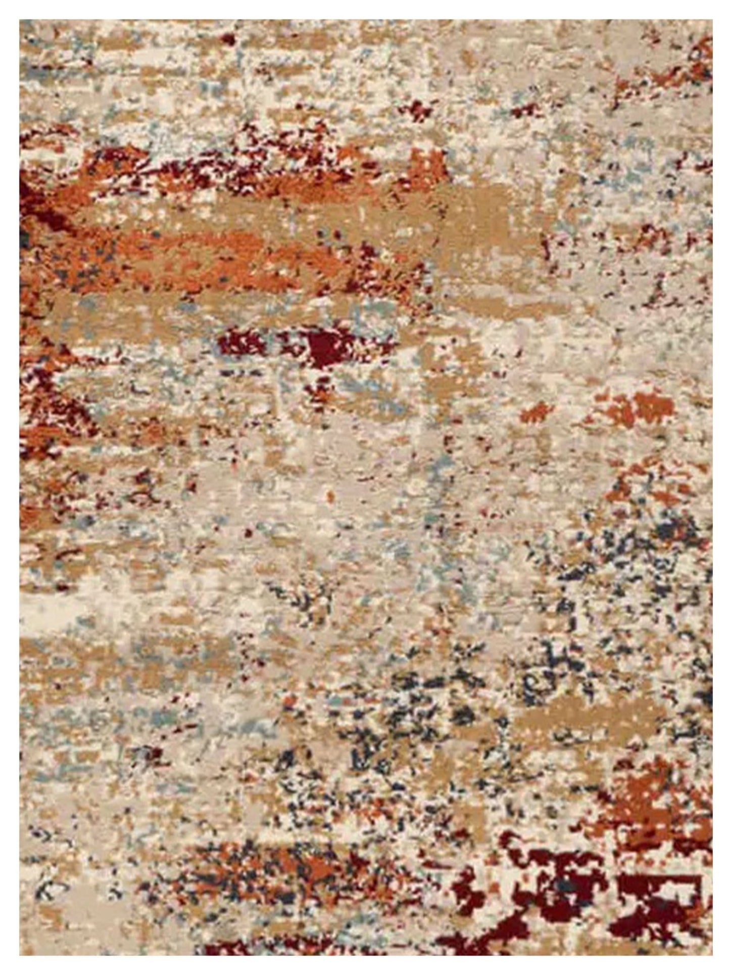 Limited Lizzo LA - 859 IVORY ORANGE Transitional Machinemade Rug - Rugs - Limited - Atlanta Designer Rugs