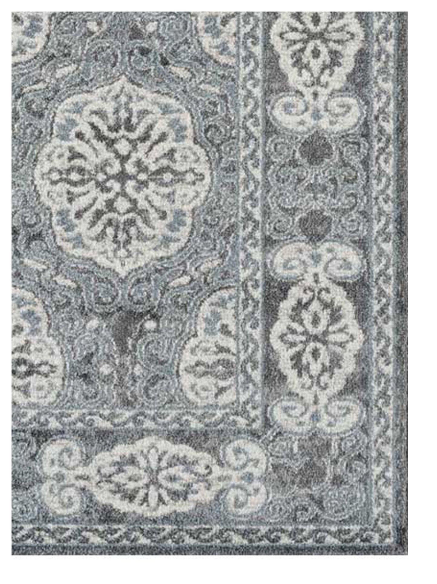 Limited Tatiana TU - 112 STEEL BLUE Traditional Machinemade Rug - Rugs - Limited - Atlanta Designer Rugs