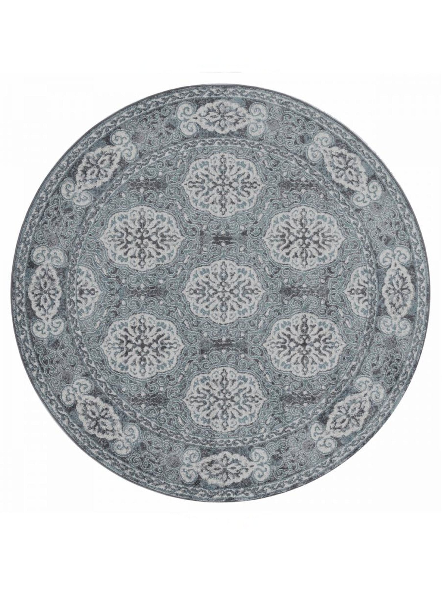 Limited Tatiana TU - 112 STEEL BLUE Traditional Machinemade Rug - Rugs - Limited - Atlanta Designer Rugs