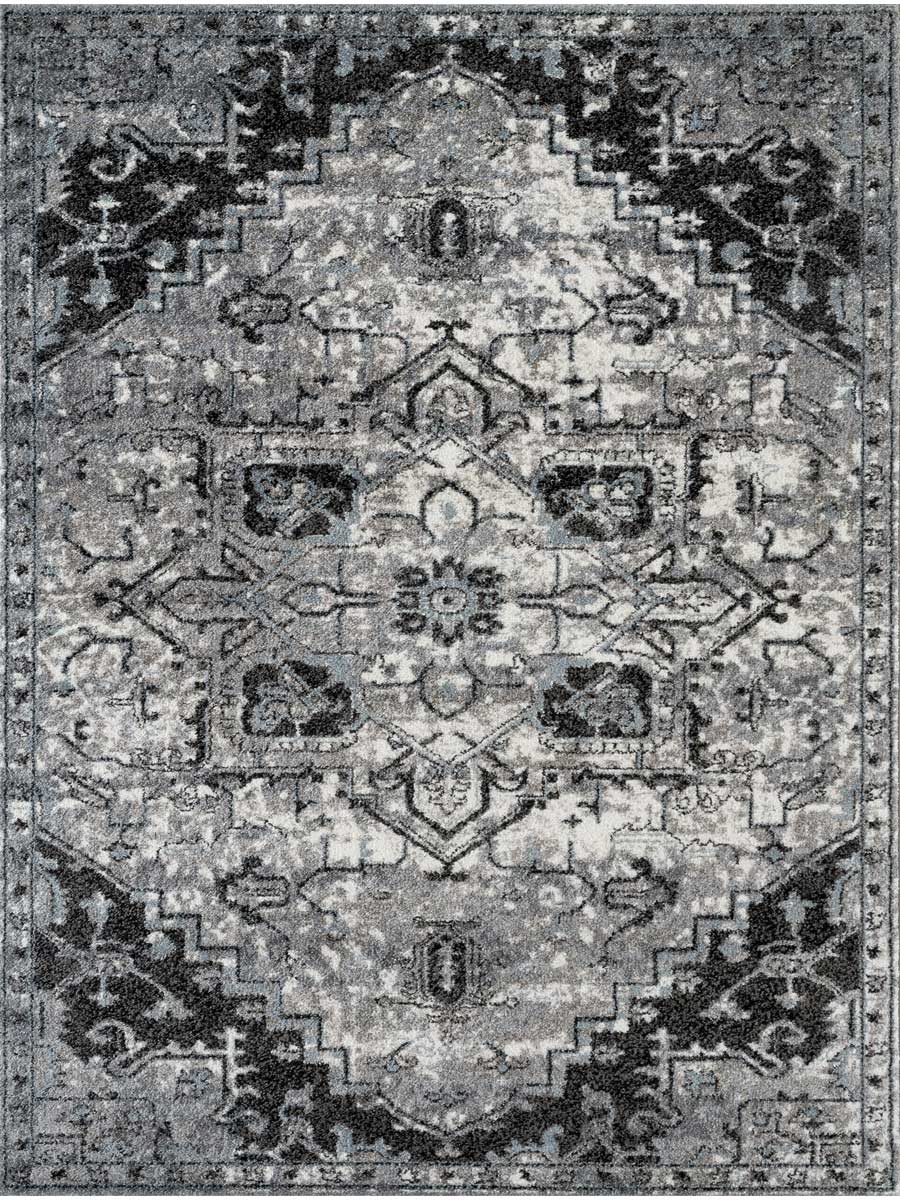 Limited Tatiana TU - 102 IVORY GRAY Traditional Machinemade Rug - Rugs - Limited - Atlanta Designer Rugs