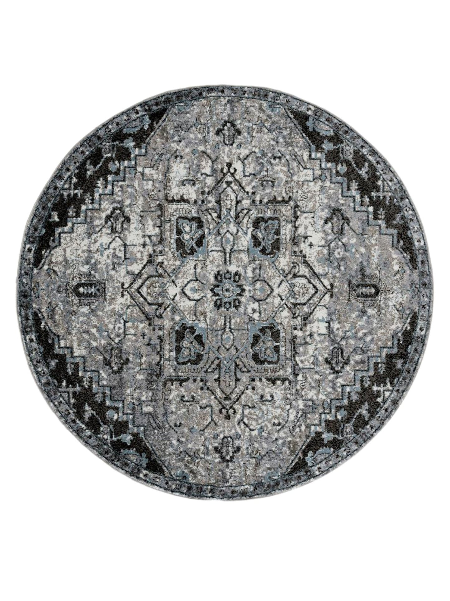 Limited Tatiana TU - 102 IVORY GRAY Traditional Machinemade Rug - Rugs - Limited - Atlanta Designer Rugs