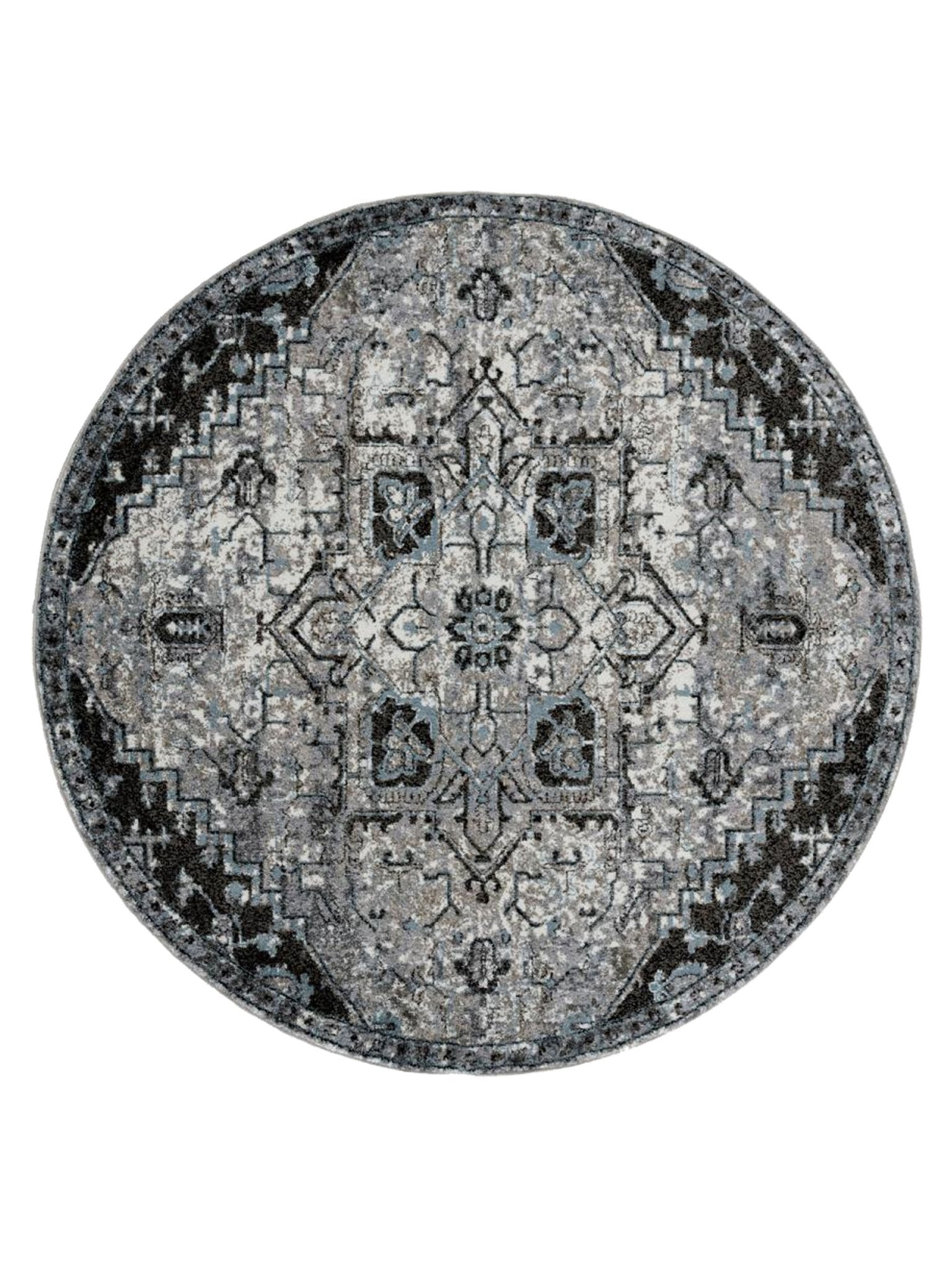 Limited Tatiana TU - 102 IVORY GRAY Traditional Machinemade Rug - Rugs - Limited - Atlanta Designer Rugs