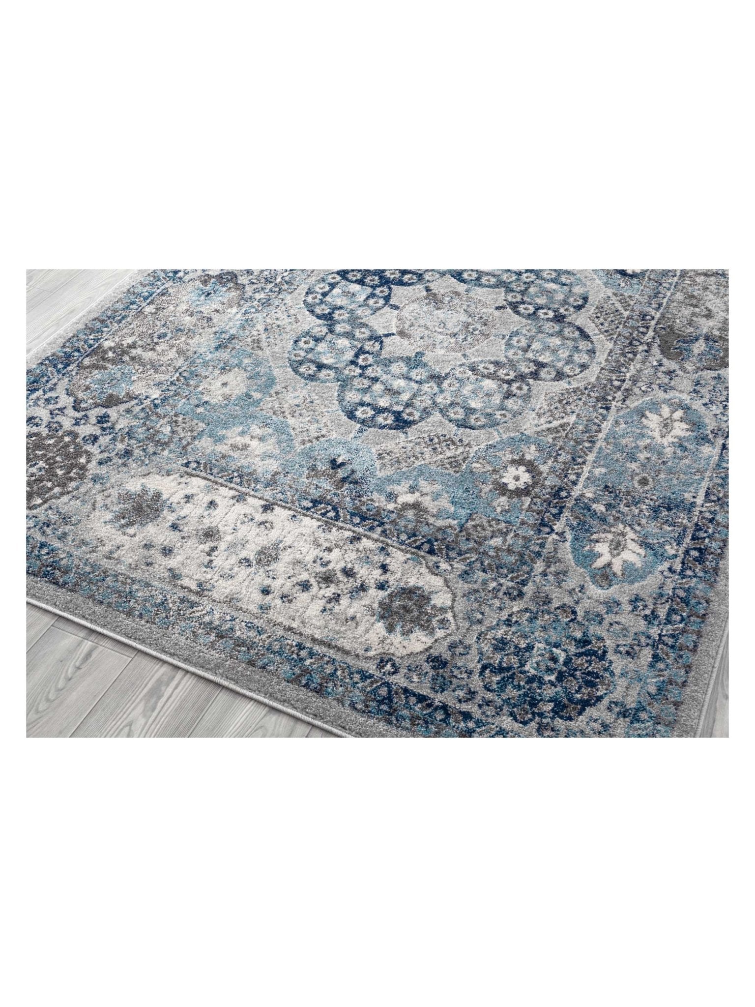 Limited Tatiana TU - 106 GRAY SEA BLUE Traditional Machinemade Rug - Rugs - Limited - Atlanta Designer Rugs