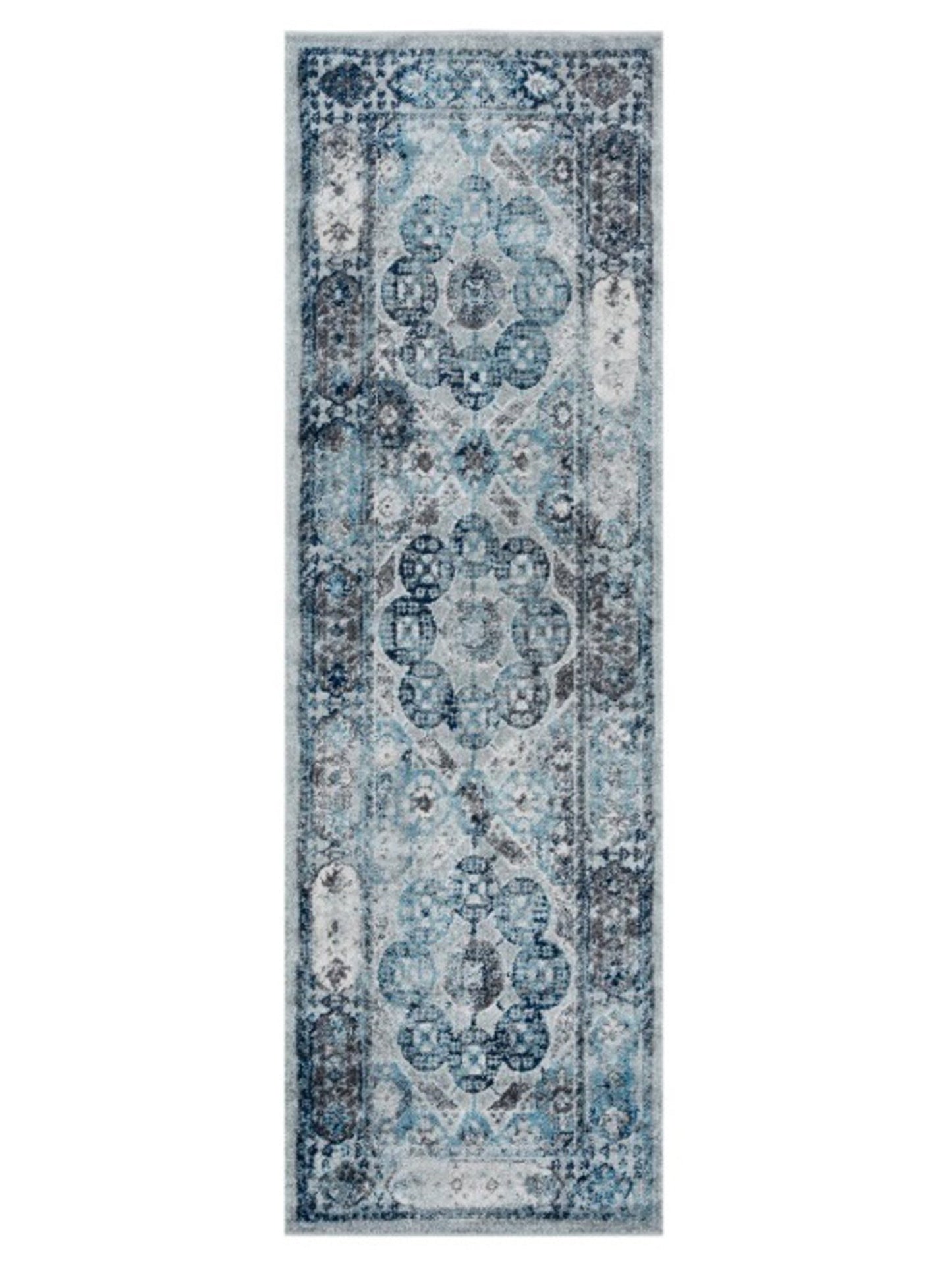 Limited Tatiana TU - 106 GRAY SEA BLUE Traditional Machinemade Rug - Rugs - Limited - Atlanta Designer Rugs