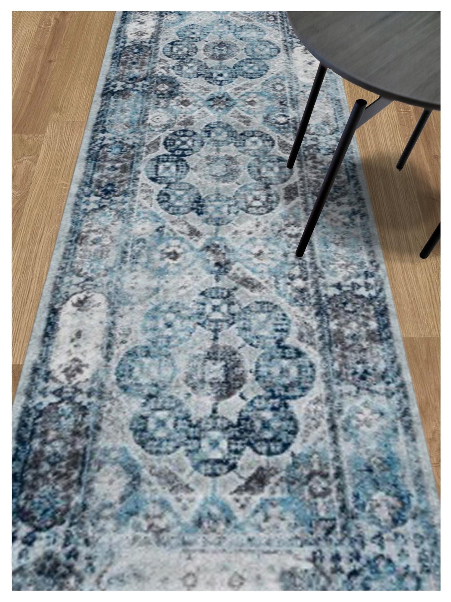 Limited Tatiana TU - 106 GRAY SEA BLUE Traditional Machinemade Rug - Rugs - Limited - Atlanta Designer Rugs