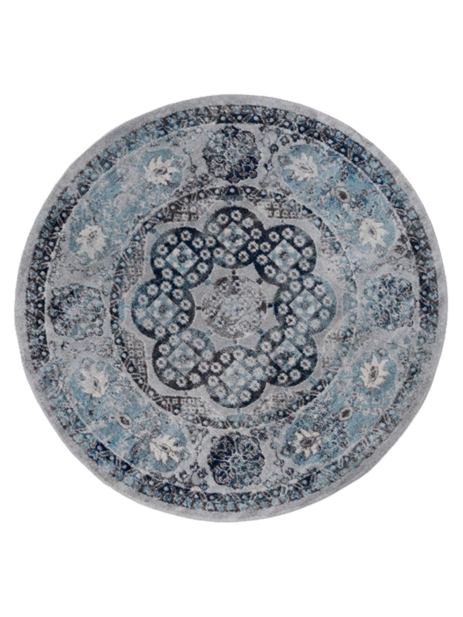 Limited Tatiana TU - 106 GRAY SEA BLUE Traditional Machinemade Rug - Rugs - Limited - Atlanta Designer Rugs