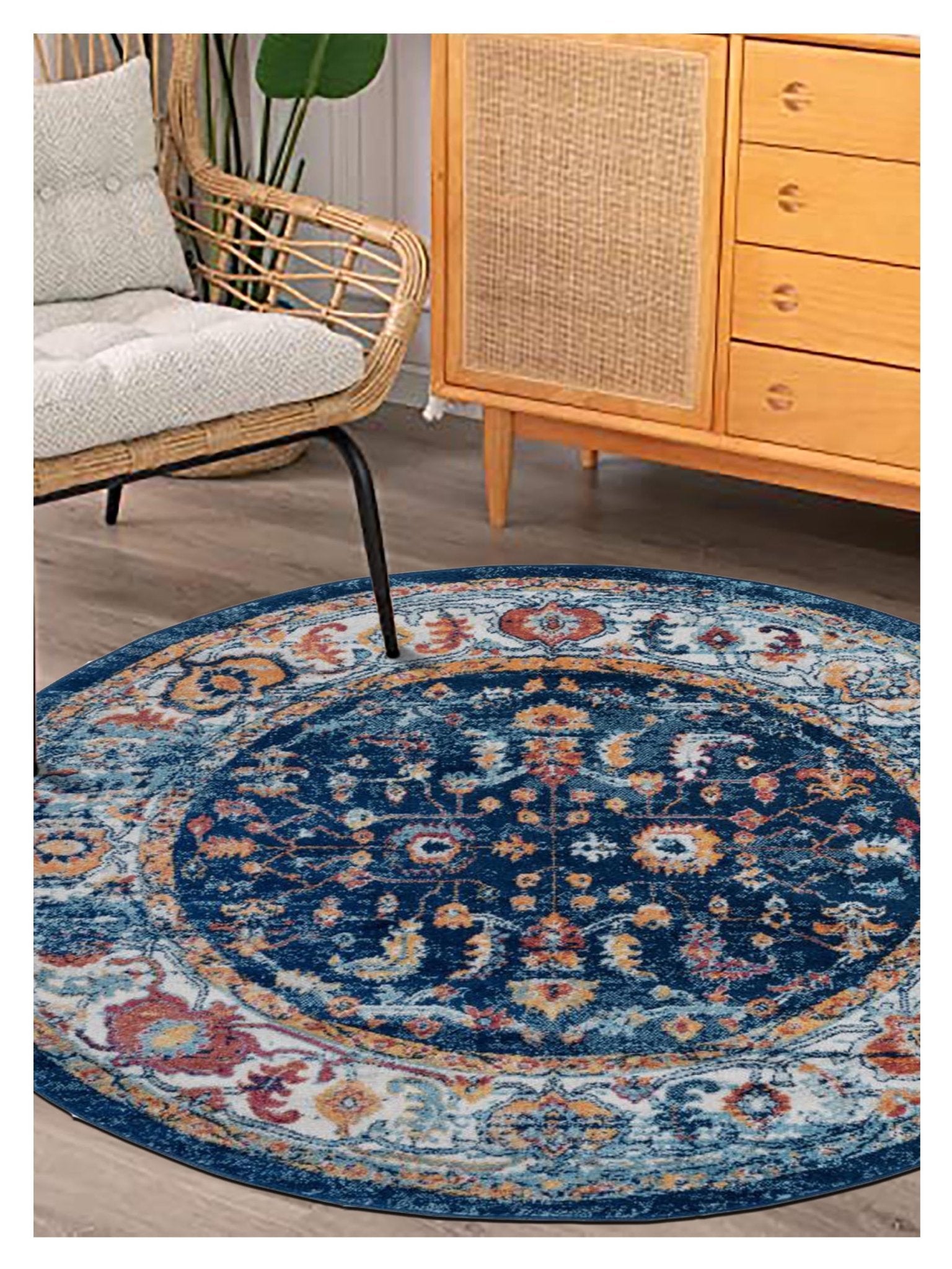 Limited Tatiana TU - 108 NAVY Traditional Machinemade Rug - Rugs - Limited - Atlanta Designer Rugs