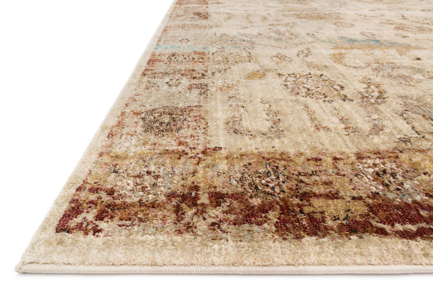 Loloi ANASTASIA AF - 04 Ant. Ivory Rust Transitional Power Loomed Rug - Rugs - Loloi - Atlanta Designer Rugs