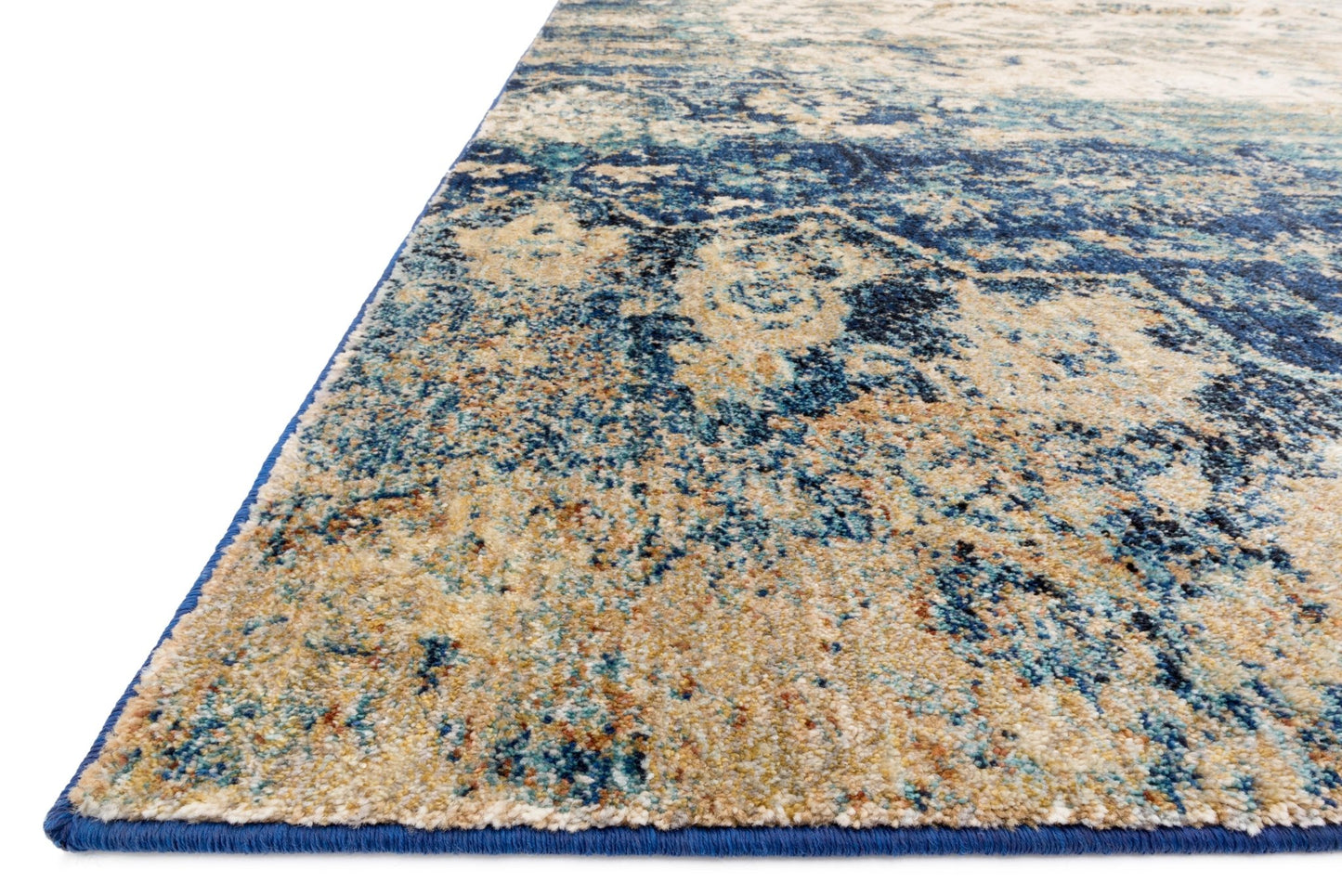 Loloi ANASTASIA AF - 06 Blue Ivory Transitional Power Loomed Rug - Rugs - Loloi - Atlanta Designer Rugs