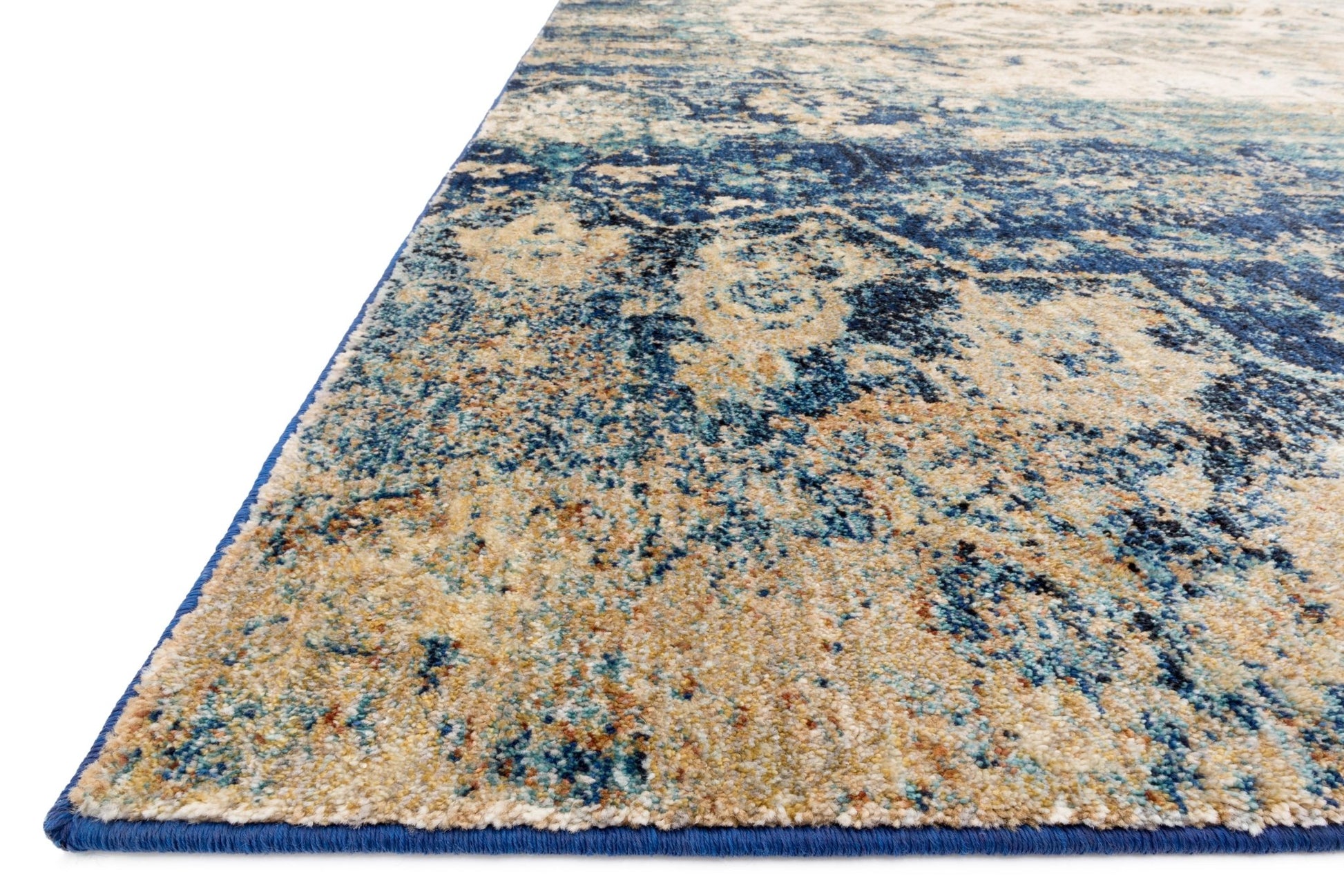 Loloi ANASTASIA AF - 06 Blue Ivory Transitional Power Loomed Rug - Rugs - Loloi - Atlanta Designer Rugs