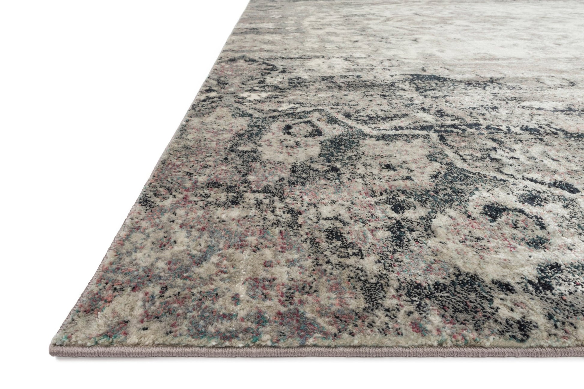 Loloi ANASTASIA AF - 06 Ink Ivory Transitional Power Loomed Rug - Rugs - Loloi - Atlanta Designer Rugs