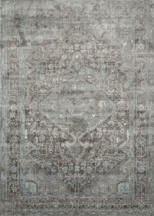 Loloi ANASTASIA AF - 22 Stone Blue Transitional Power Loomed Rug - Rugs - Loloi - Atlanta Designer Rugs