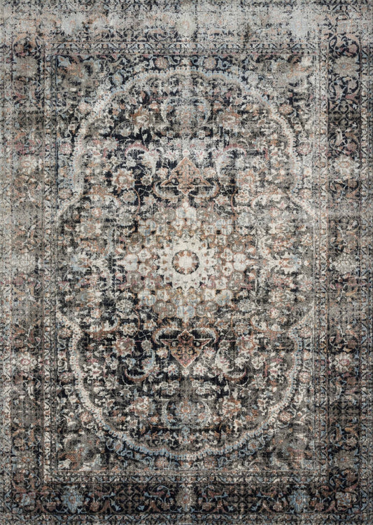 Loloi ANASTASIA AF - 24 Charcoal Sunset Transitional Power Loomed Rug - Rugs - Loloi - Atlanta Designer Rugs