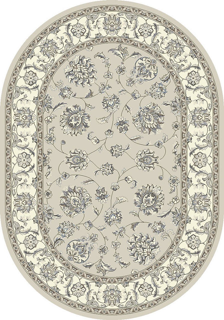 Dynamic Rugs Ancient Garden 57365 Soft Grey Cream Traditional Machine - Made Rug - Rugs - Dynamic Rugs - Atlanta Designer Rugs