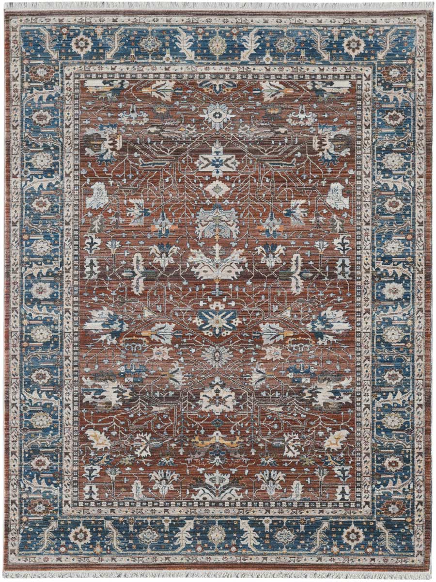 Limited Dolly DA - 203 RED NAVY Traditional Machinemade Rug - Rugs - Limited - Atlanta Designer Rugs