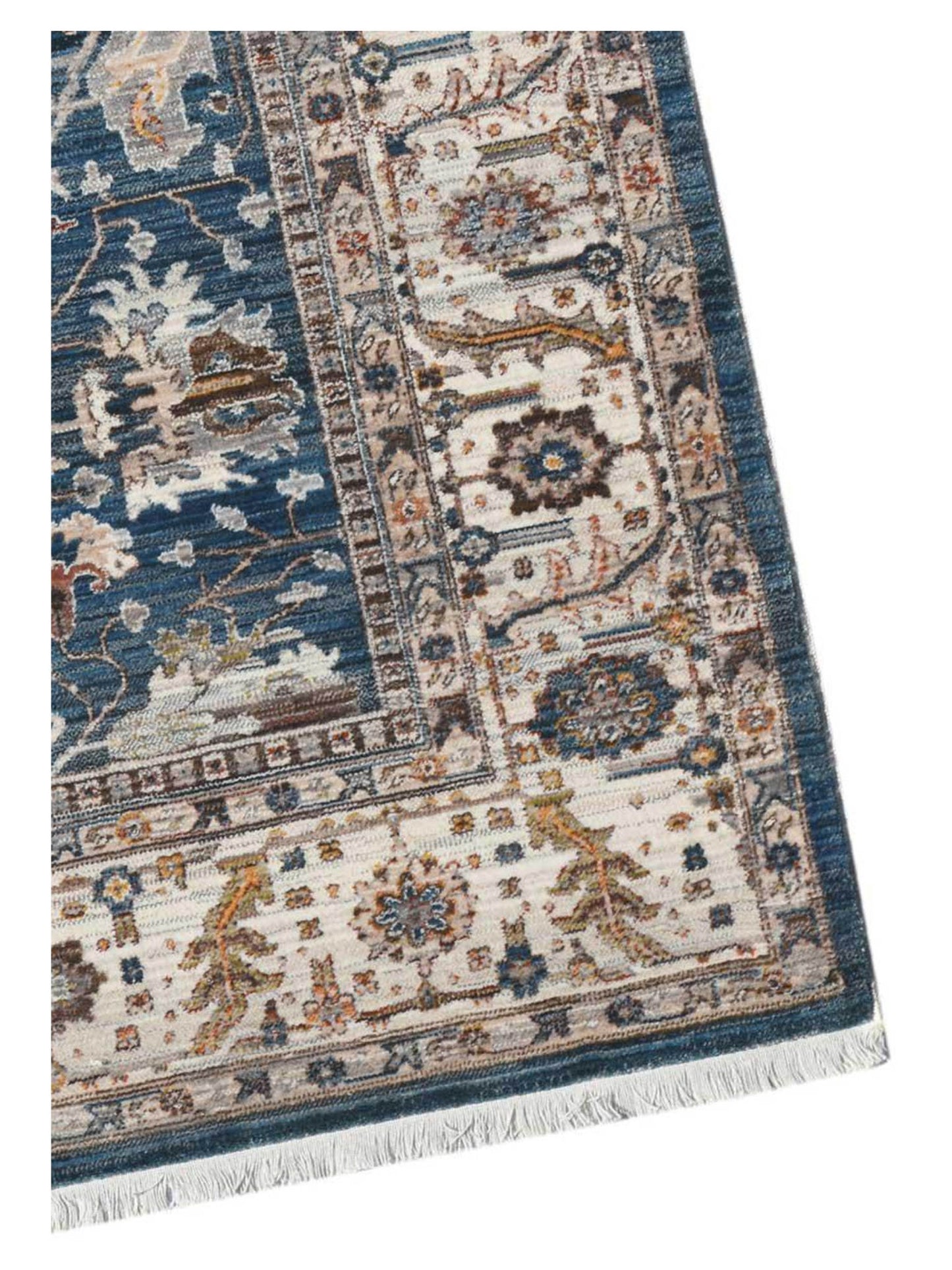 Limited Dolly DA - 205 NAVY BLUE IVORY Traditional Machinemade Rug - Rugs - Limited - Atlanta Designer Rugs