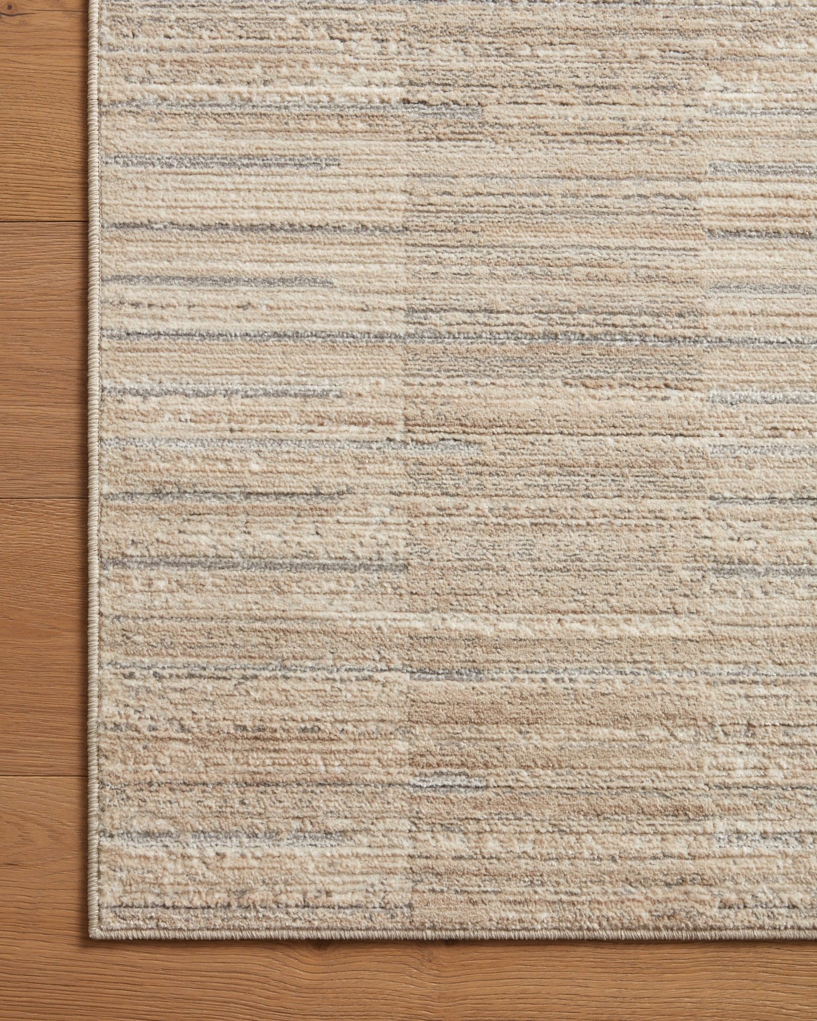 Loloi Arden ARD - 01 Natural Pebble Contemporary Power Loomed Rug - Rugs - Loloi - Atlanta Designer Rugs