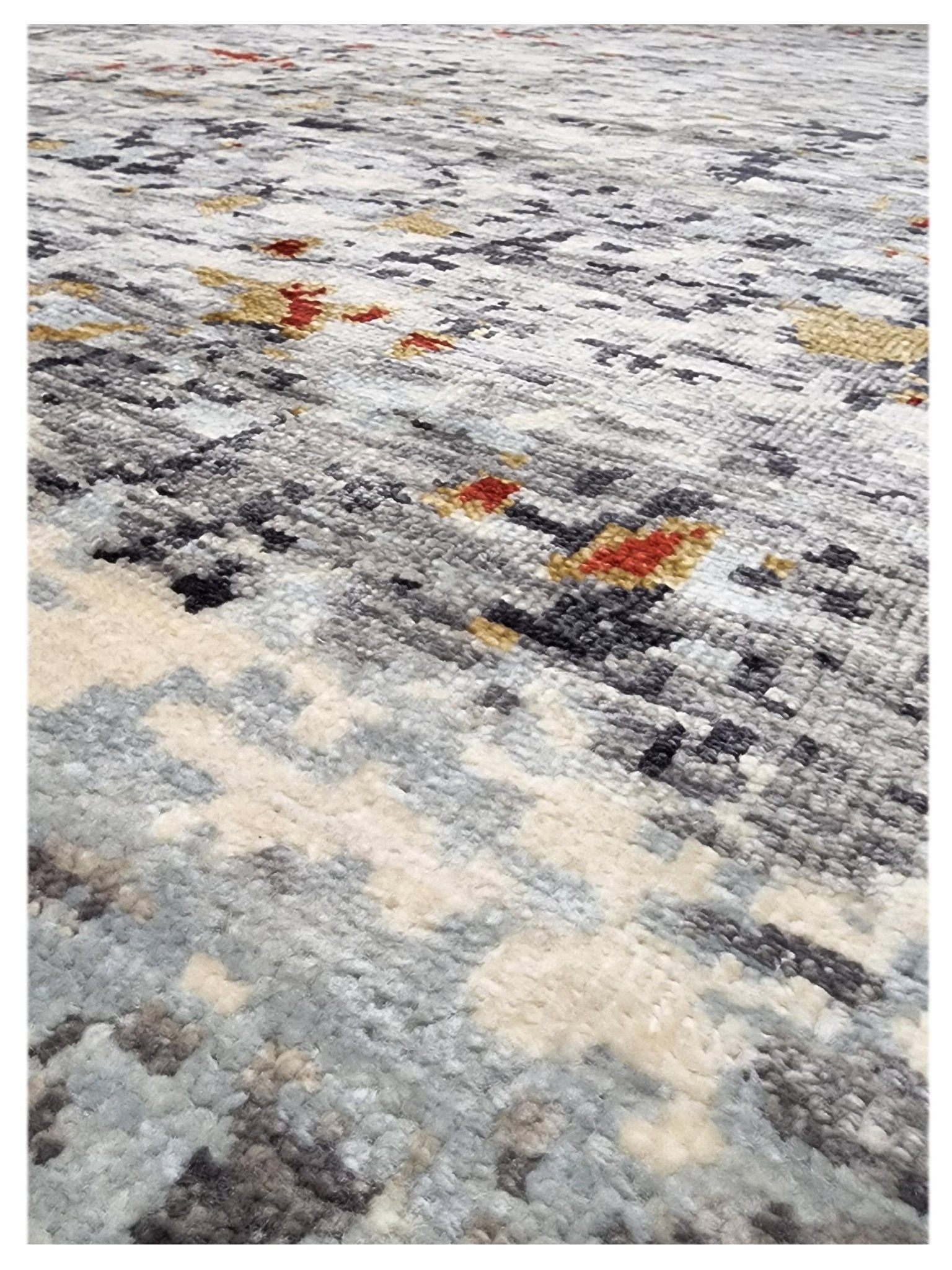 Artisan Arast Grey Ivory Transitional Knotted Rug - Rugs - Artisan - Atlanta Designer Rugs