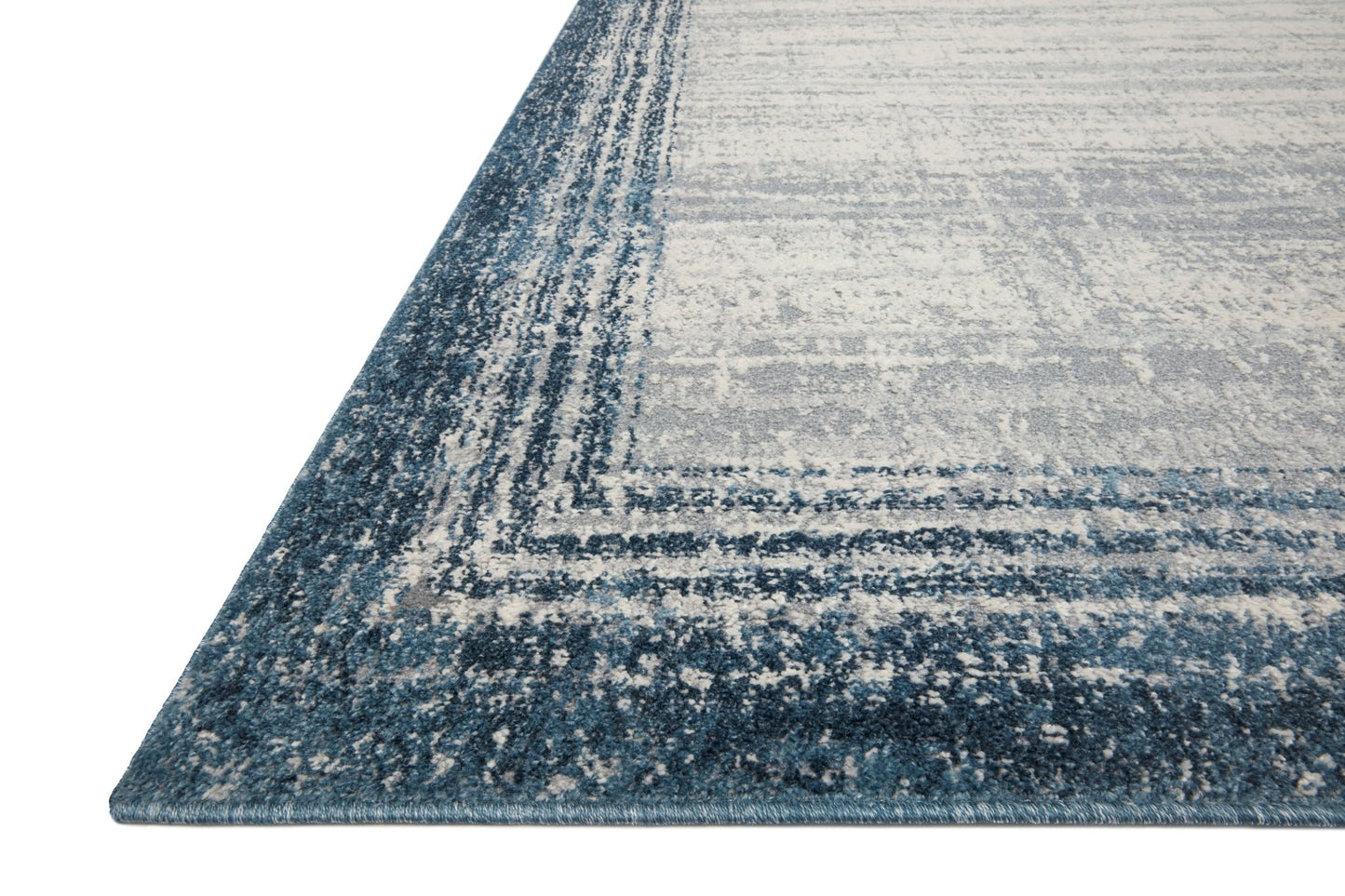 Loloi II Austen AUS - 02 Pebble Blue Contemporary Power Loomed Rug - Rugs - Loloi II - Atlanta Designer Rugs