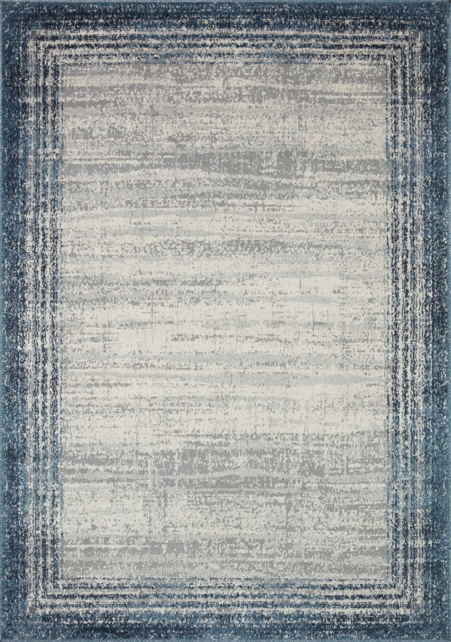 Loloi II Austen AUS - 02 Pebble Blue Contemporary Power Loomed Rug - Rugs - Loloi II - Atlanta Designer Rugs