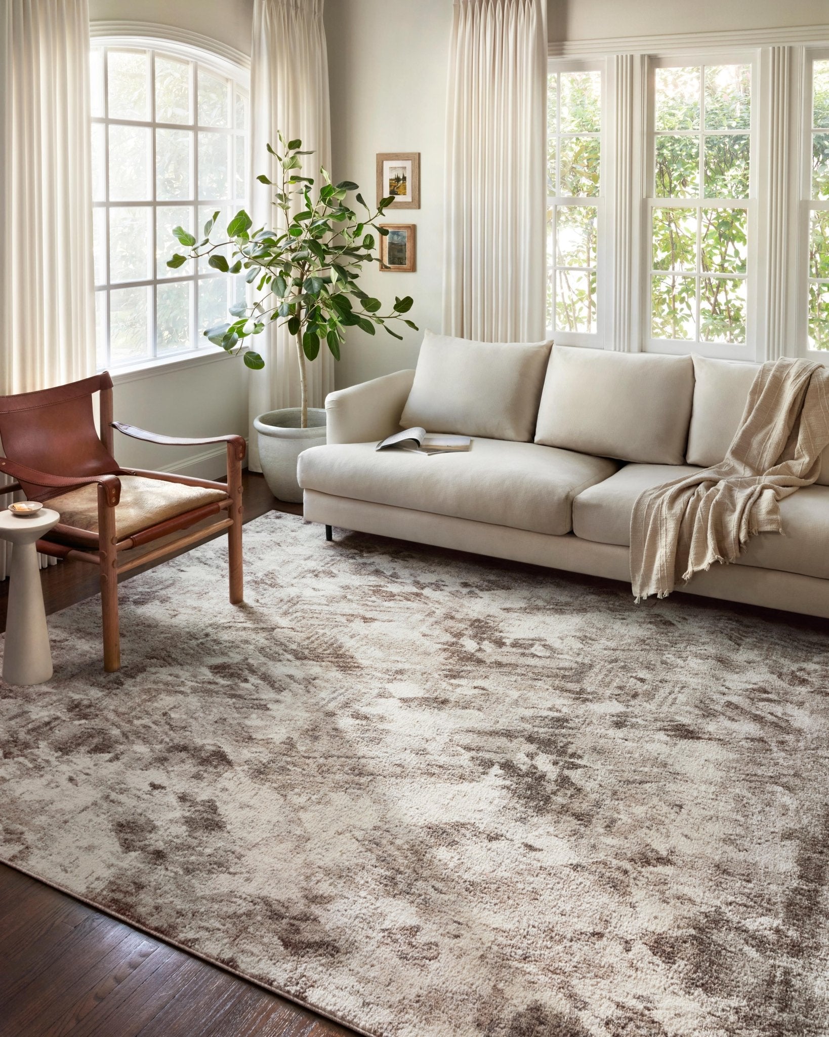 Loloi II Austen AUS - 03 Natural Mocha Contemporary Power Loomed Rug - Rugs - Loloi II - Atlanta Designer Rugs