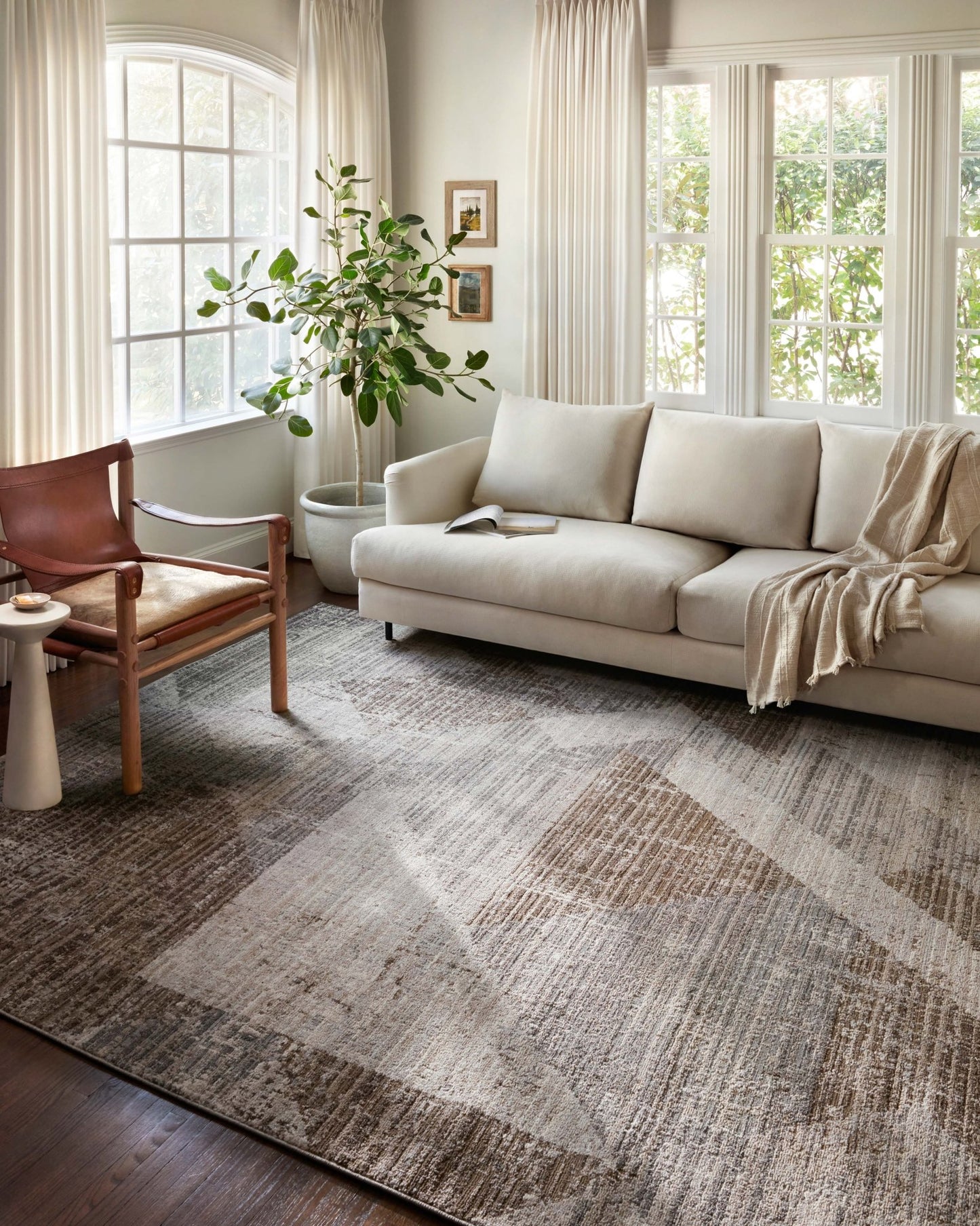 Loloi II Austen AUS - 04 Stone Bark Contemporary Power Loomed Rug - Rugs - Loloi II - Atlanta Designer Rugs