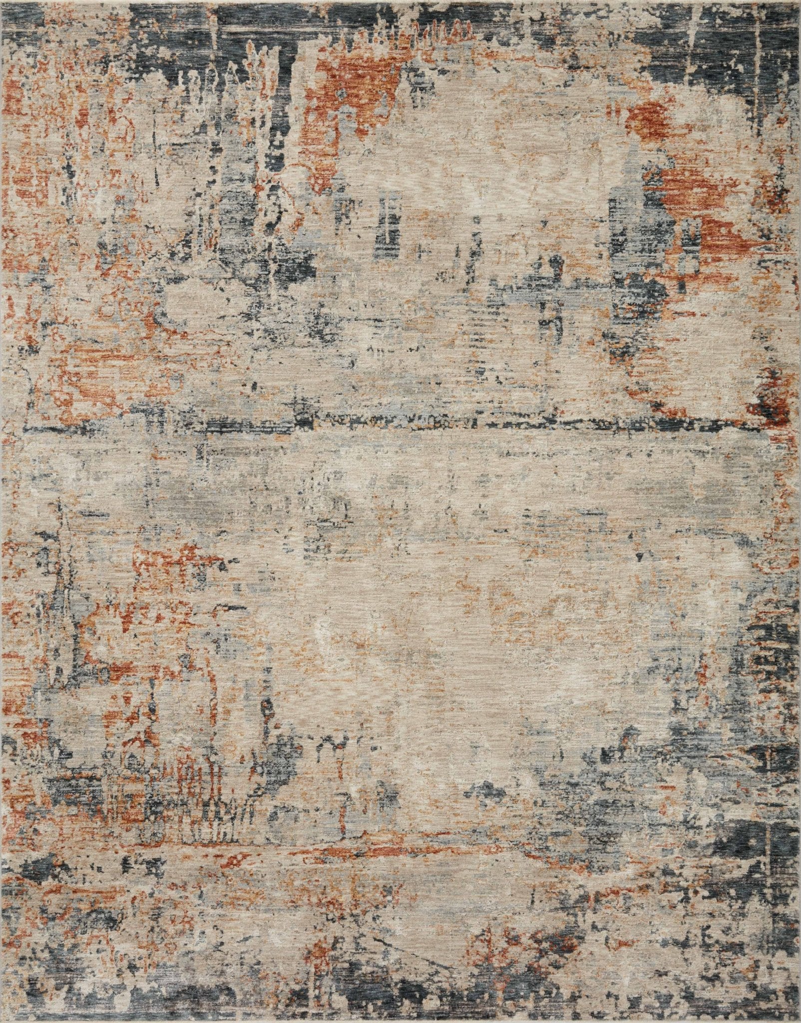 Loloi AXEL AXE - 05 Stone Multi Contemporary Power Loomed Rug - Rugs - Loloi - Atlanta Designer Rugs