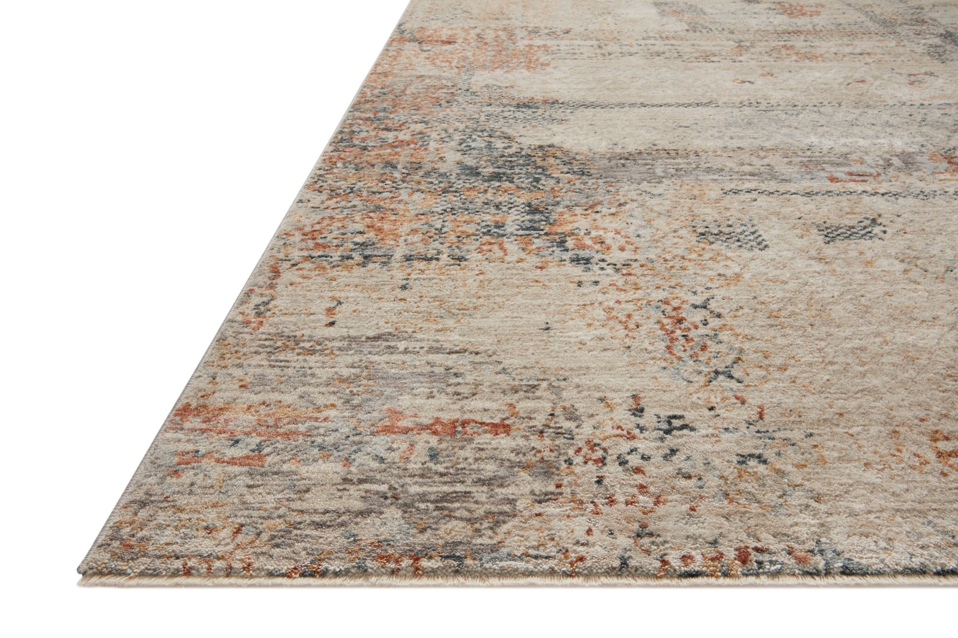 Loloi AXEL AXE - 06 Sand Multi Contemporary Power Loomed Rug - Rugs - Loloi - Atlanta Designer Rugs