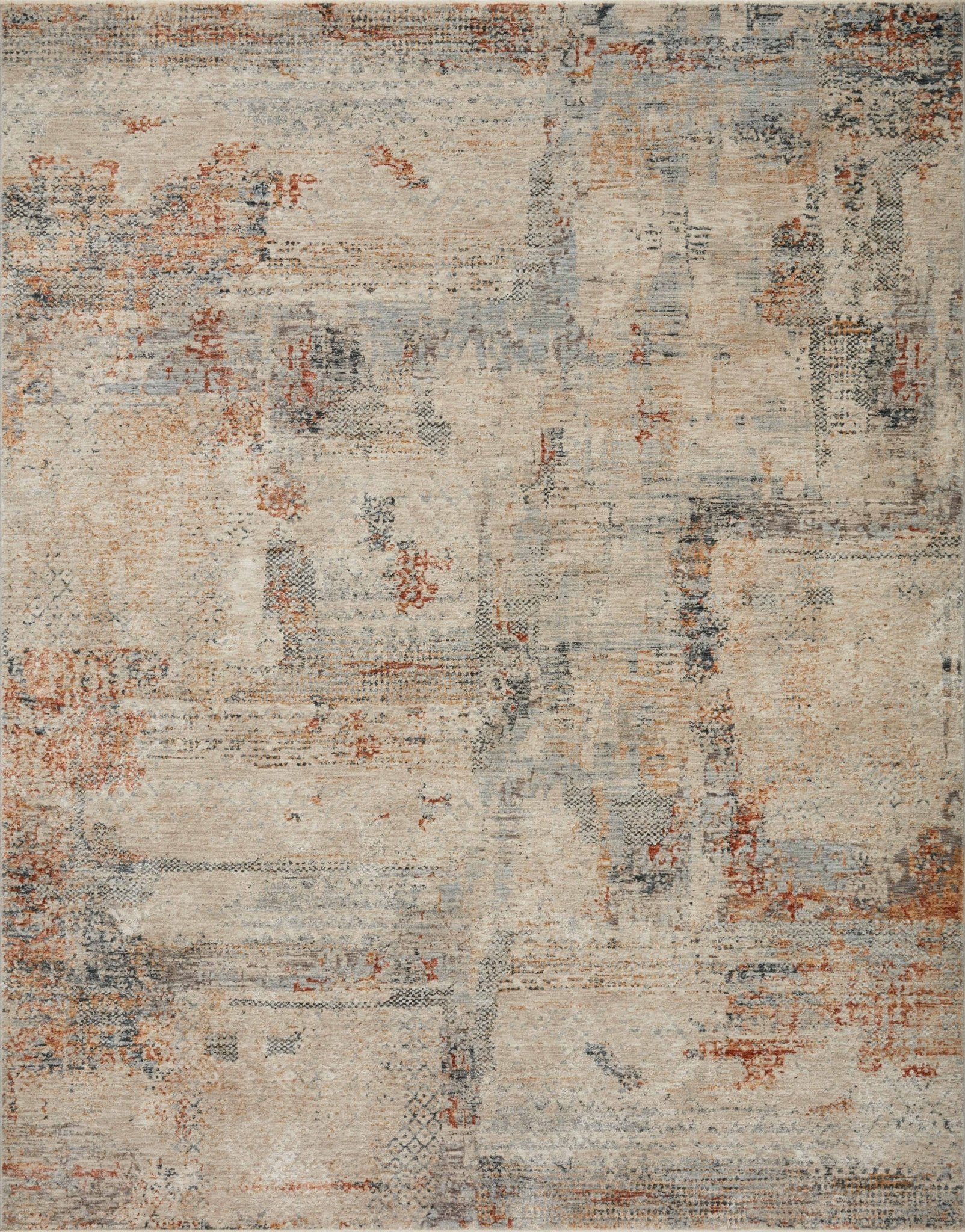 Loloi AXEL AXE - 06 Sand Multi Contemporary Power Loomed Rug - Rugs - Loloi - Atlanta Designer Rugs