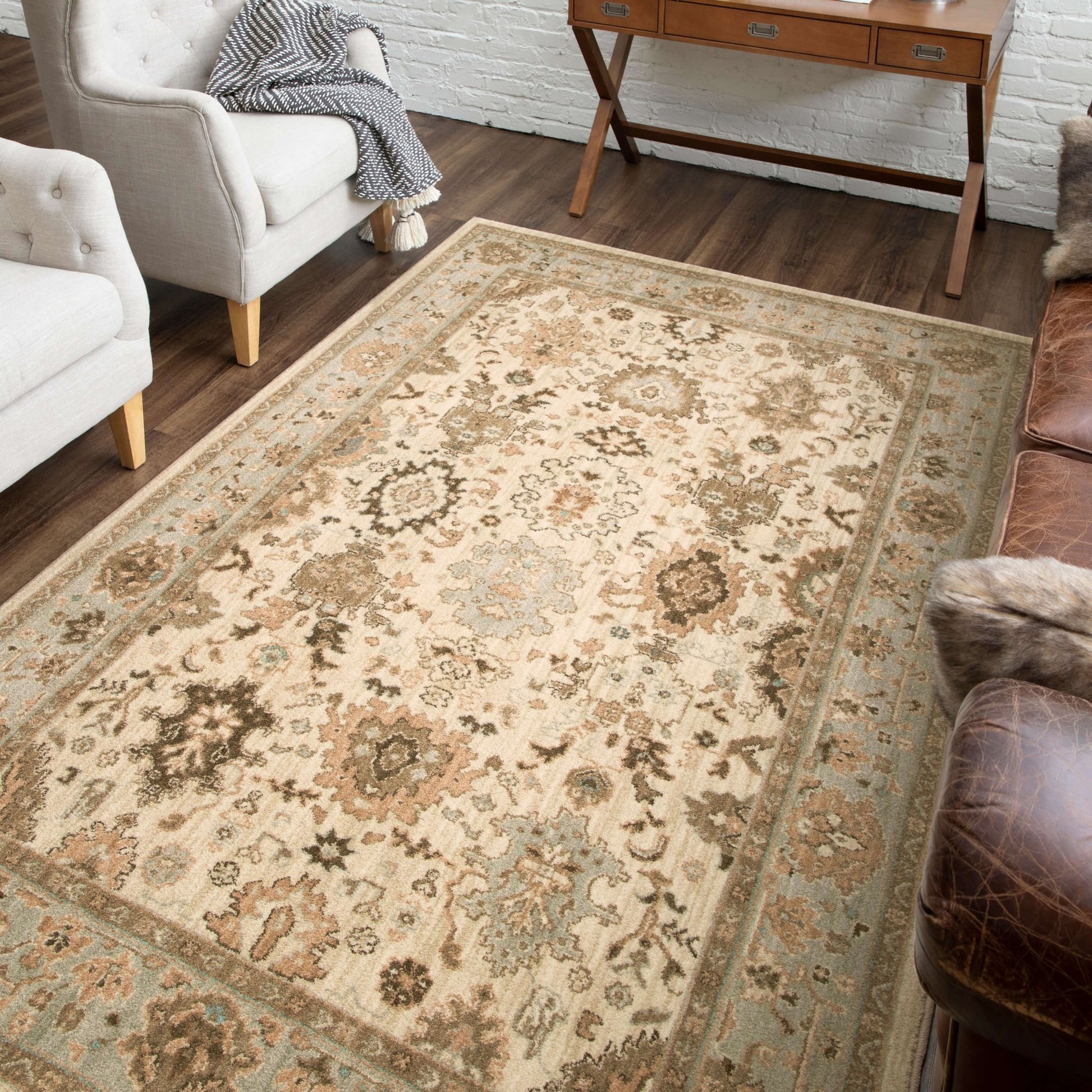 Karastan Euphoria 90639 Cream Traditional Machinemade Rug - Rugs - Karastan - Atlanta Designer Rugs