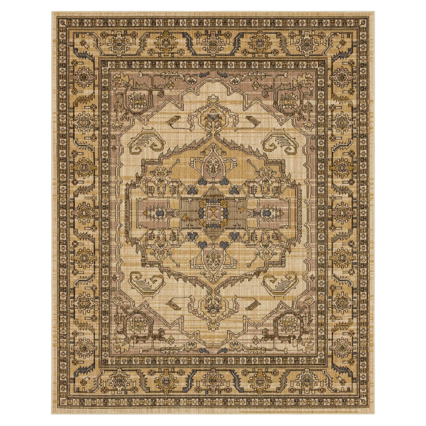 Karastan Bedouin 92598 Gold Traditional Machinemade Rug - Rugs - Karastan - Atlanta Designer Rugs