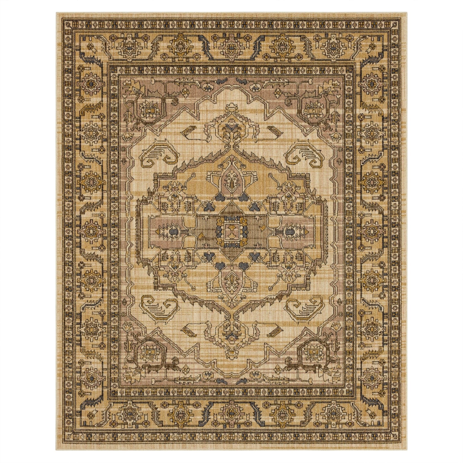 Karastan Bedouin 92598 Gold Traditional Machinemade Rug - Rugs - Karastan - Atlanta Designer Rugs