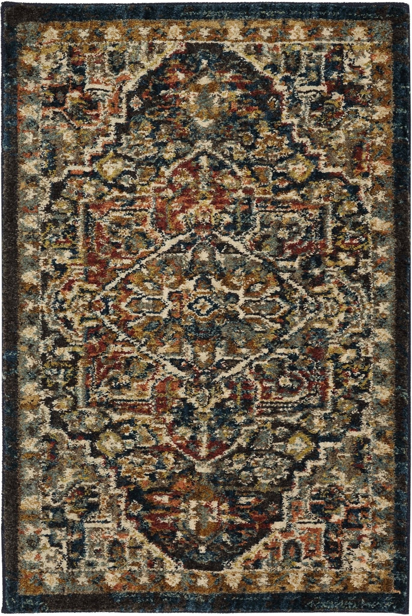 Karastan Spice Market 90807 Sapphire Traditional Machinemade Rug - Rugs - Karastan - Atlanta Designer Rugs