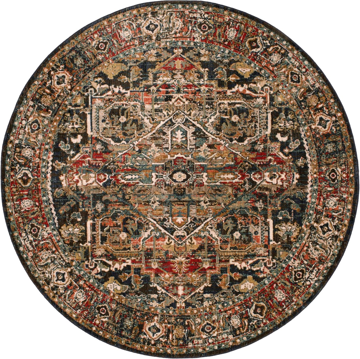 Karastan Spice Market 90807 Sapphire Traditional Machinemade Rug - Rugs - Karastan - Atlanta Designer Rugs