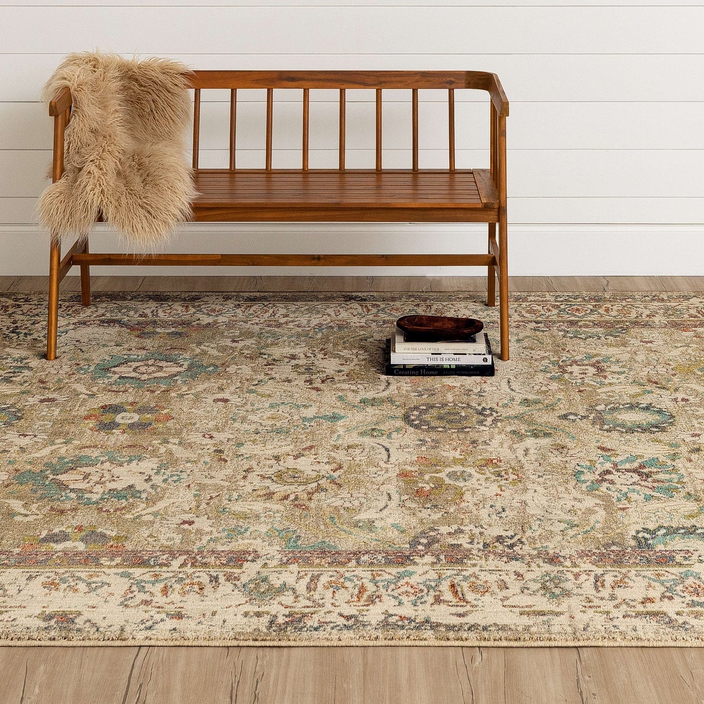 Karastan Estate 92300 Beige Traditional Machinemade Rug - Rugs - Karastan - Atlanta Designer Rugs