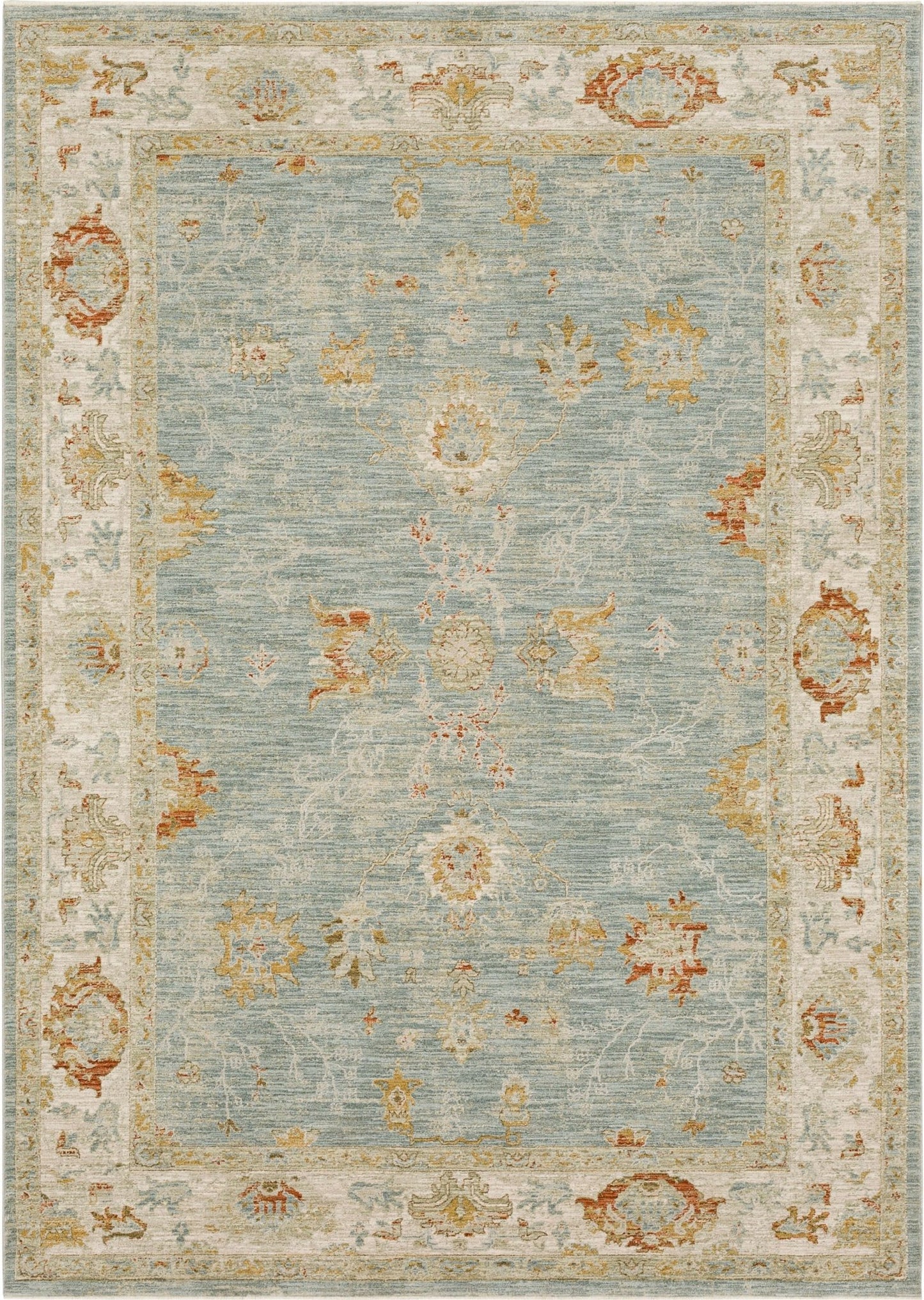 Karastan Adalia RG849 Blue Traditional Machinemade Rug - Rugs - Karastan - Atlanta Designer Rugs