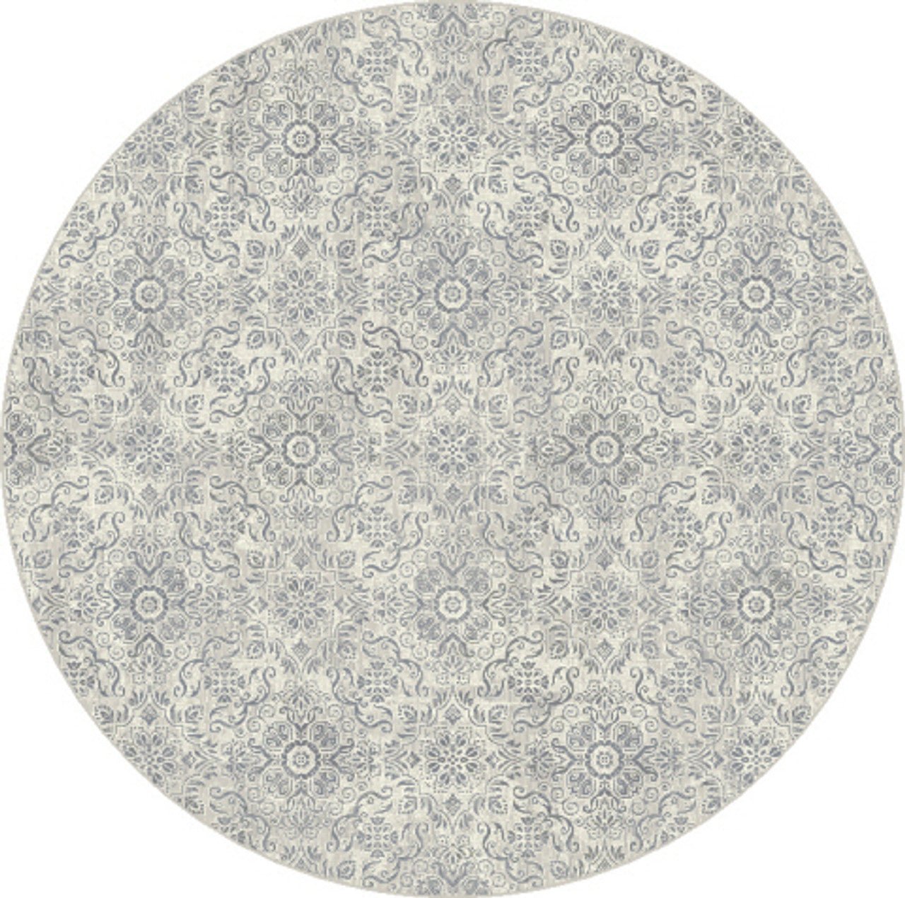 Dynamic Rugs Ancient Garden 57162 Silver Grey Traditional Machine - Made Rug - Rugs - Dynamic Rugs - Atlanta Designer Rugs